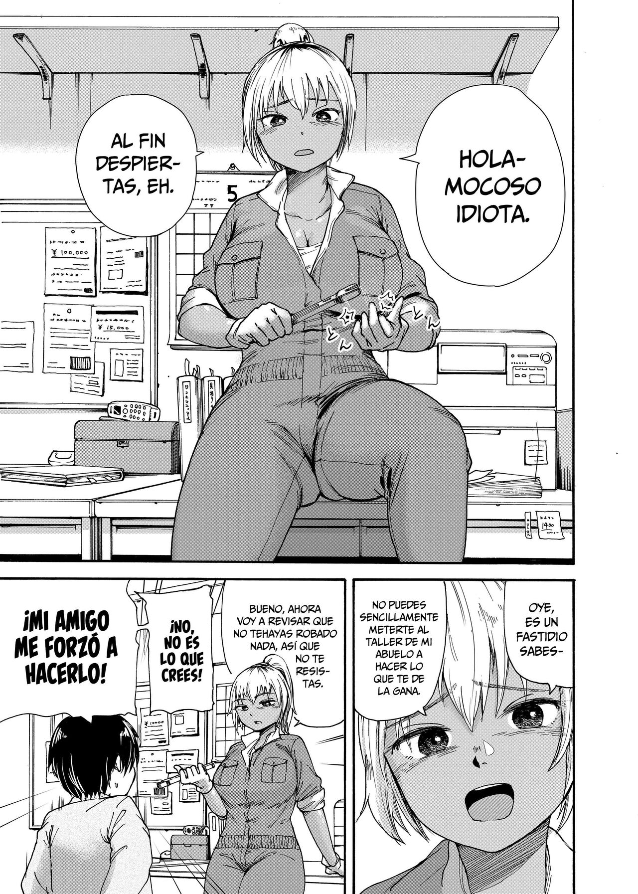 Tsunagi Gal ga Seisai Fudeoroshi | Fui Castigado por una Gyaru Mecánica page 6 full