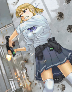 Blonde-chan: High School Warfare!!