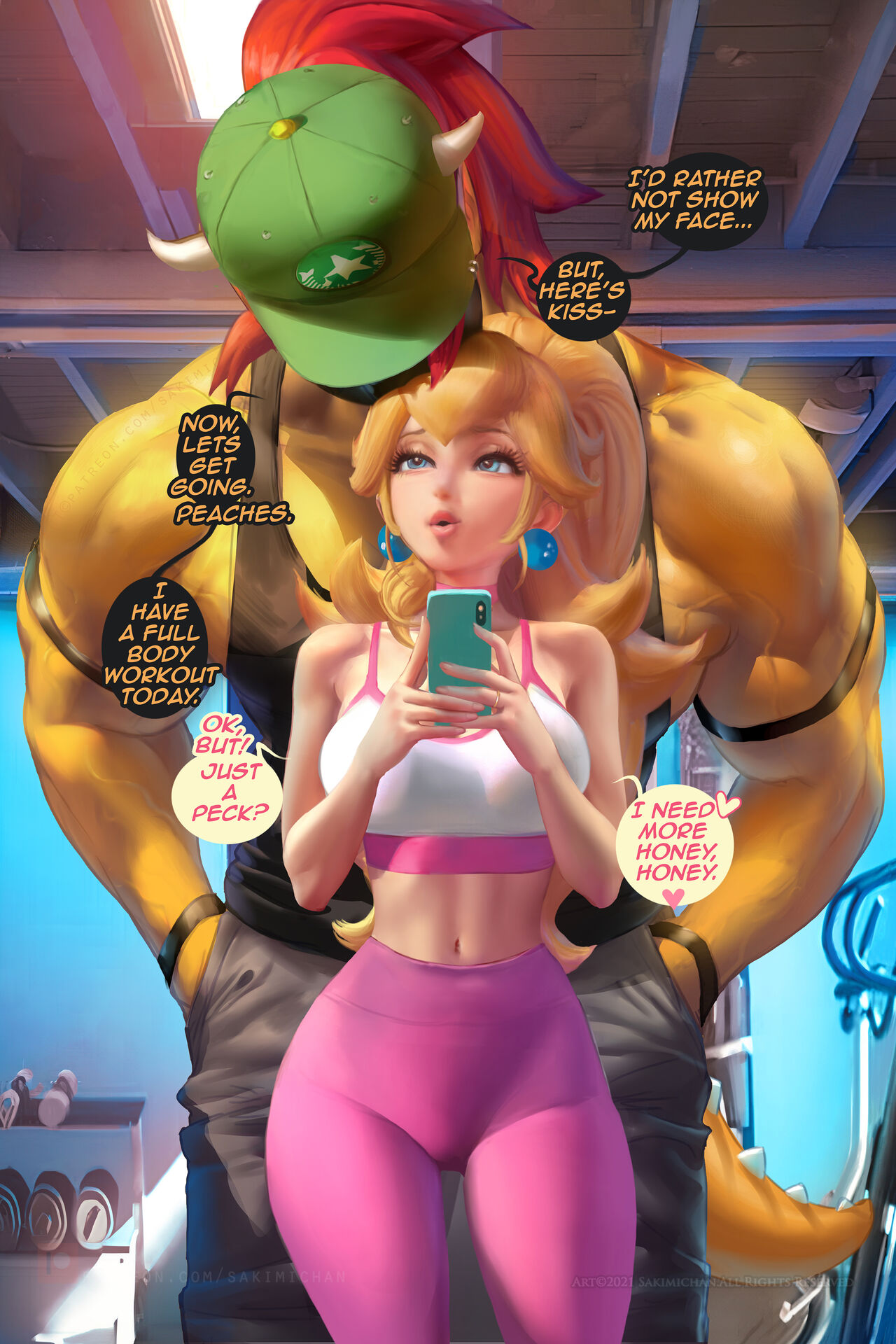 Princess Peach Gym Days page 2 full