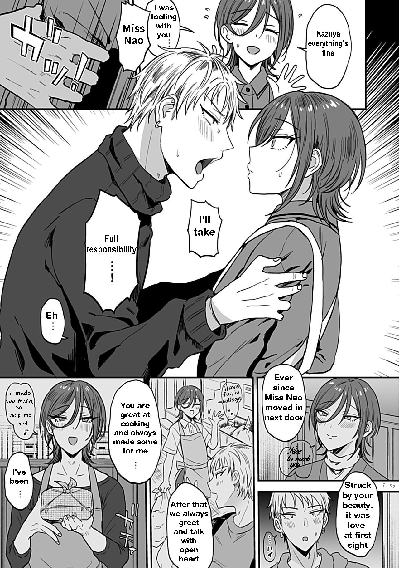 Tonari no Ecchi na Onii-san. 1  - The sexy boy who lives in the next! | "big-sister" next door 1 page 9 full