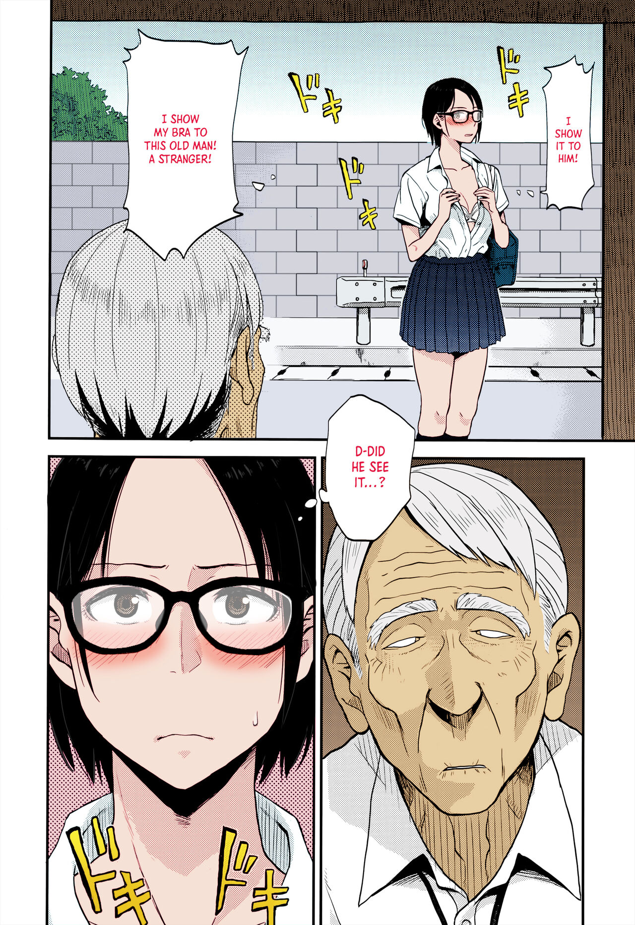 Sayako at the Bus Stop! page 6 full
