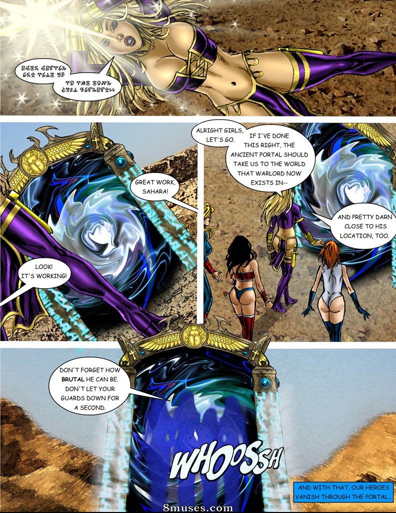 9 Superheroines Comics - 9 Superheroines vs Warlord - Part1 page 4 full