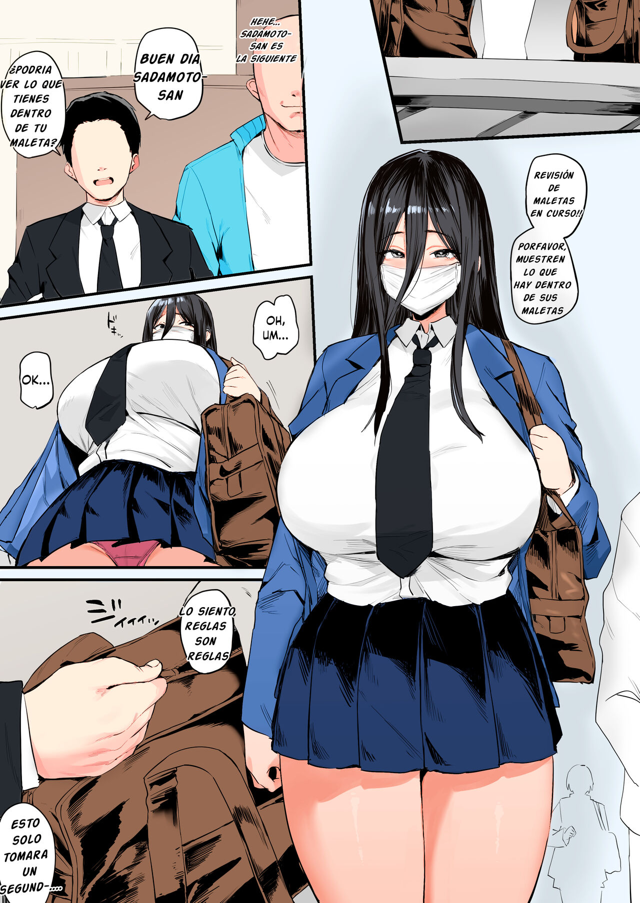 Mochimono Kensa ni Hikkakaru Ko | La chica atrapada durante la inspección page 1 full