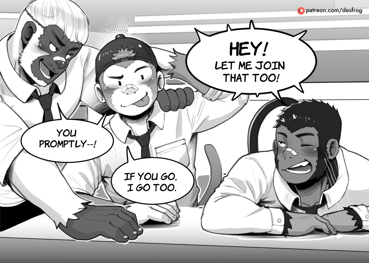 Kinky Breaktime With Monkey Friends page 5 full