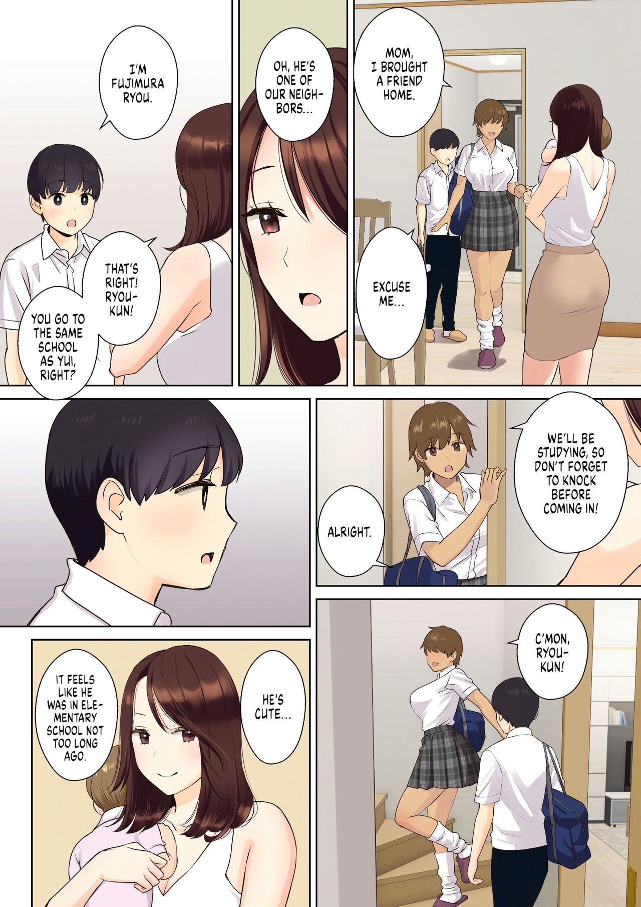 How My Girlfriend's Mom Took My Virginity 1 page 6 full