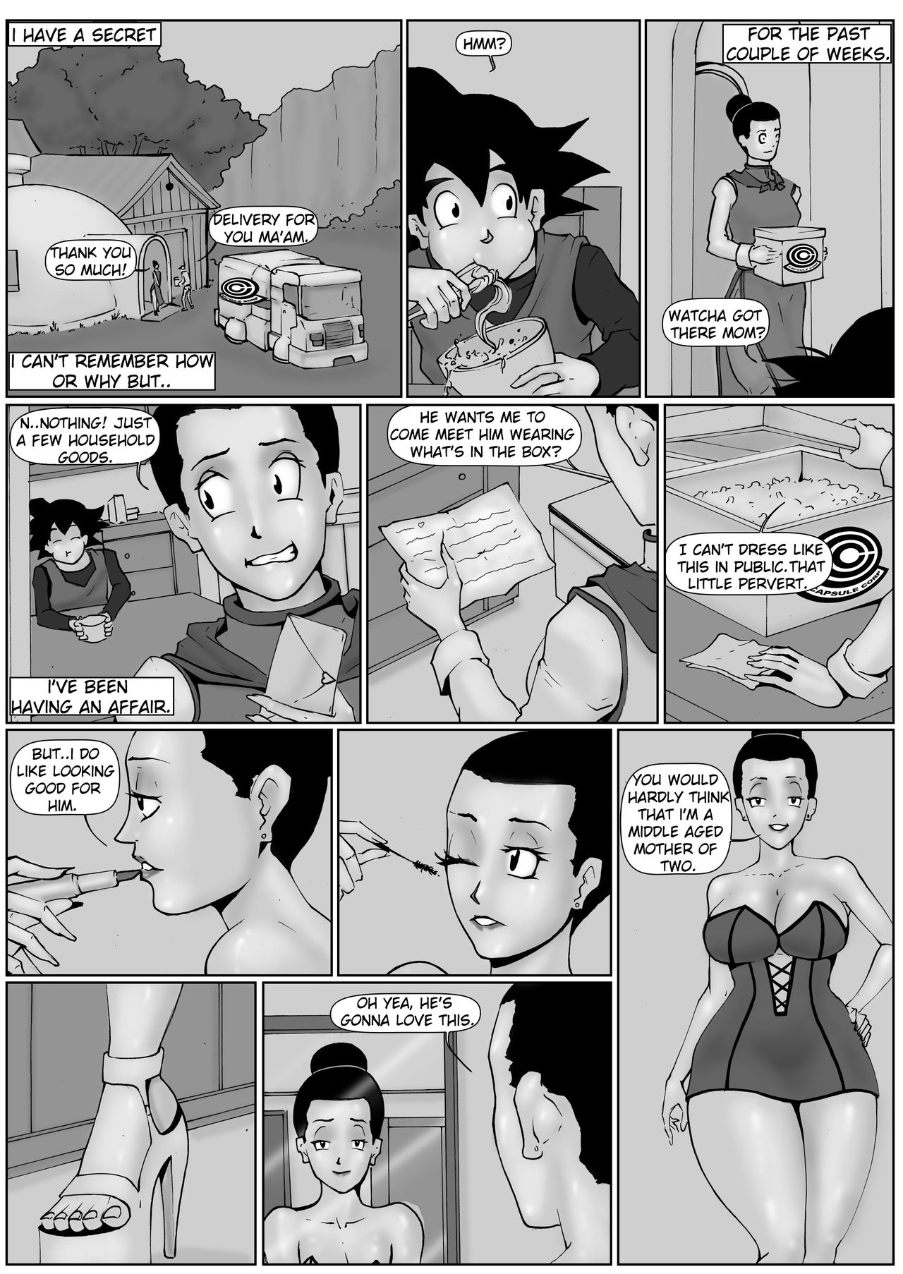 Trunks x ChiChi Full Kinky Adventure page 2 full