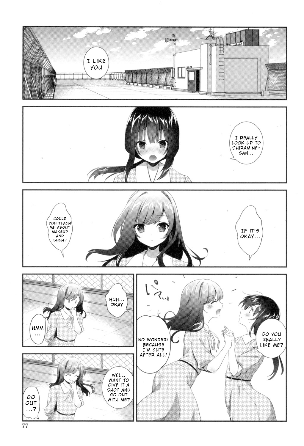 Yuri-Iro no Hibi Chapter 4 page 1 full