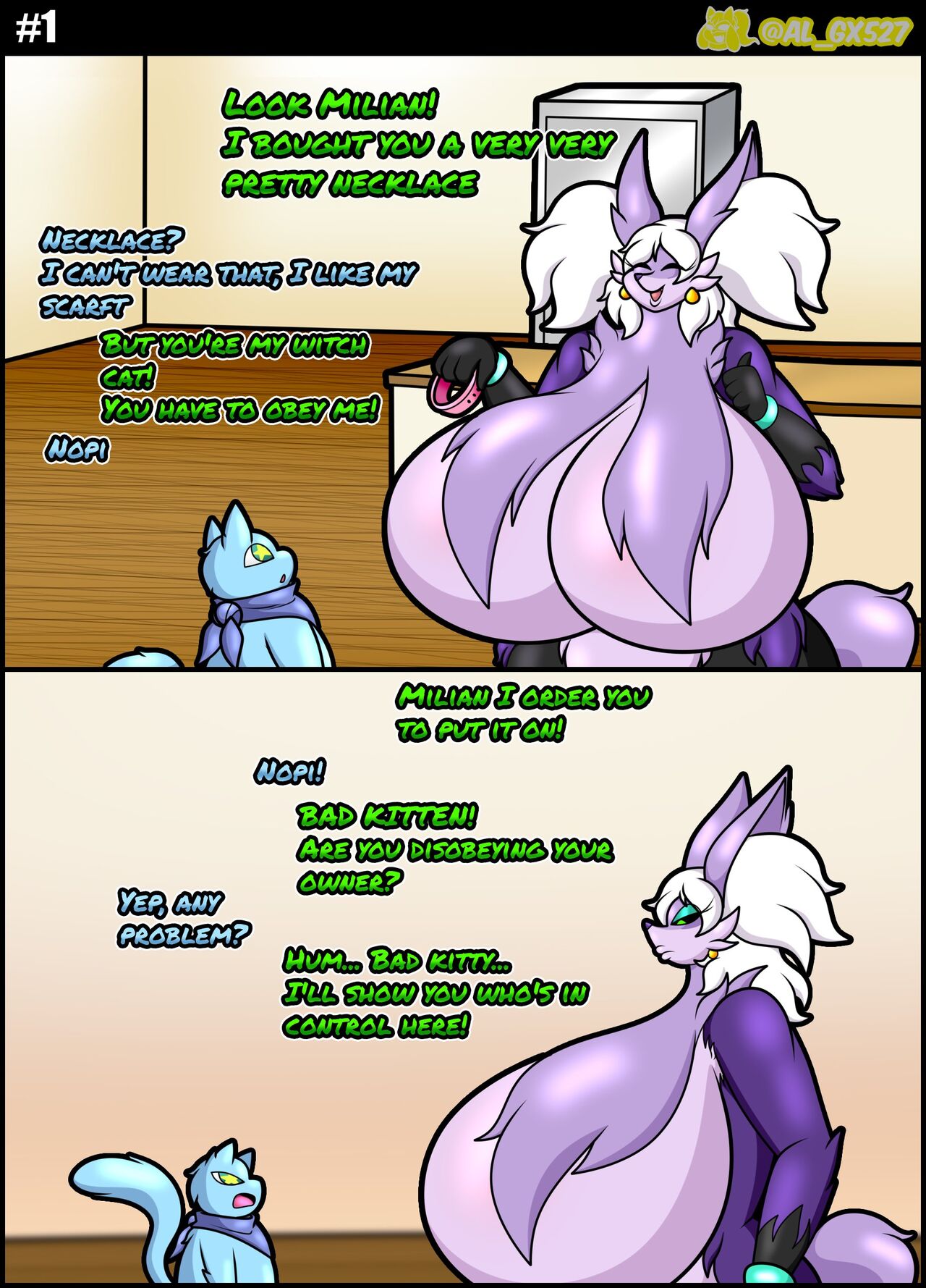 Naughty cat page 1 full