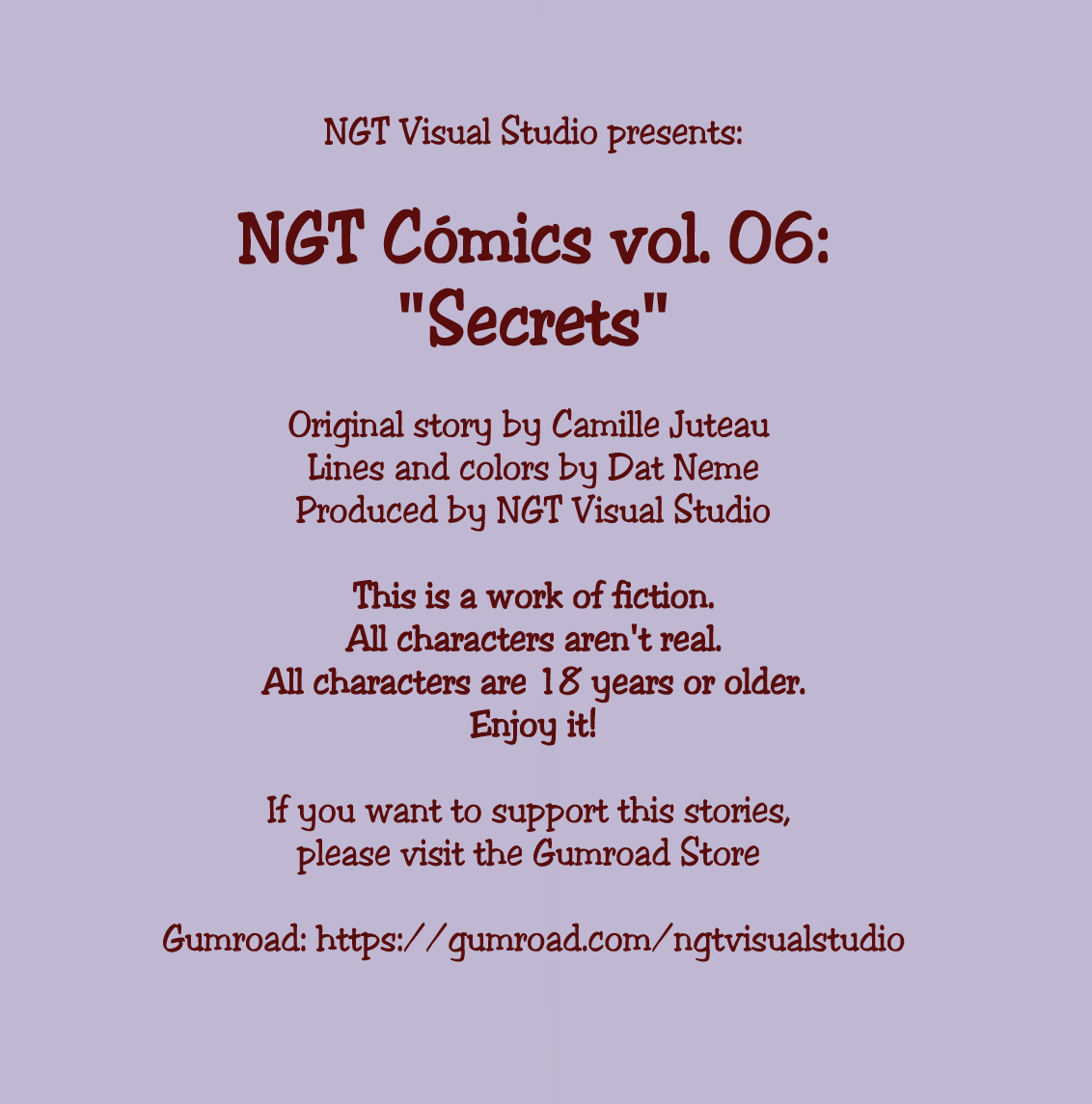 NGT Comics 06 - Secrets page 2 full