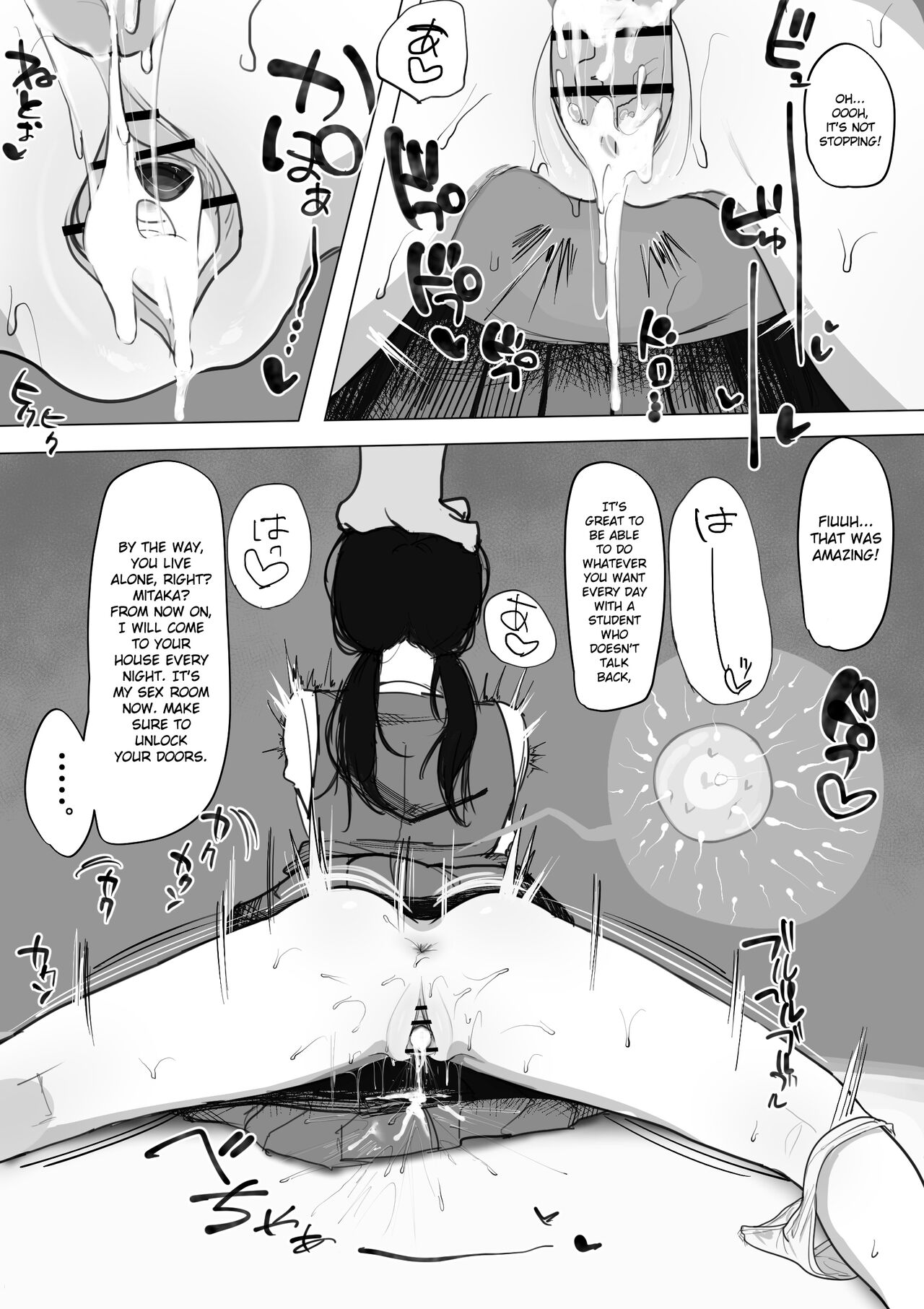 Mitaka Asa has a physical relationship with a fat teacher - Page 8 -  IMHentai