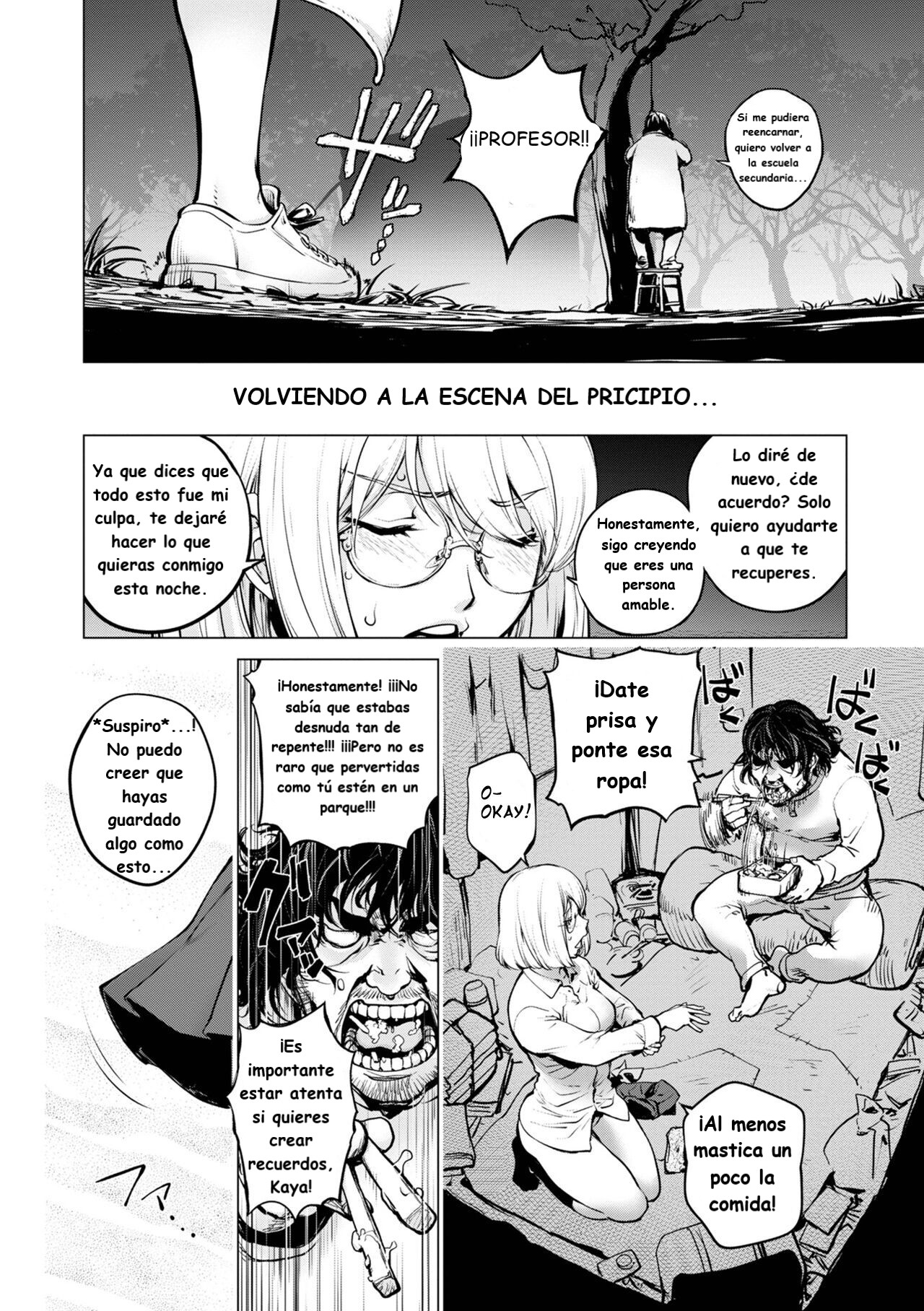Kaya-nee to Homeless Sensei Zenpen + Kouhen page 10 full