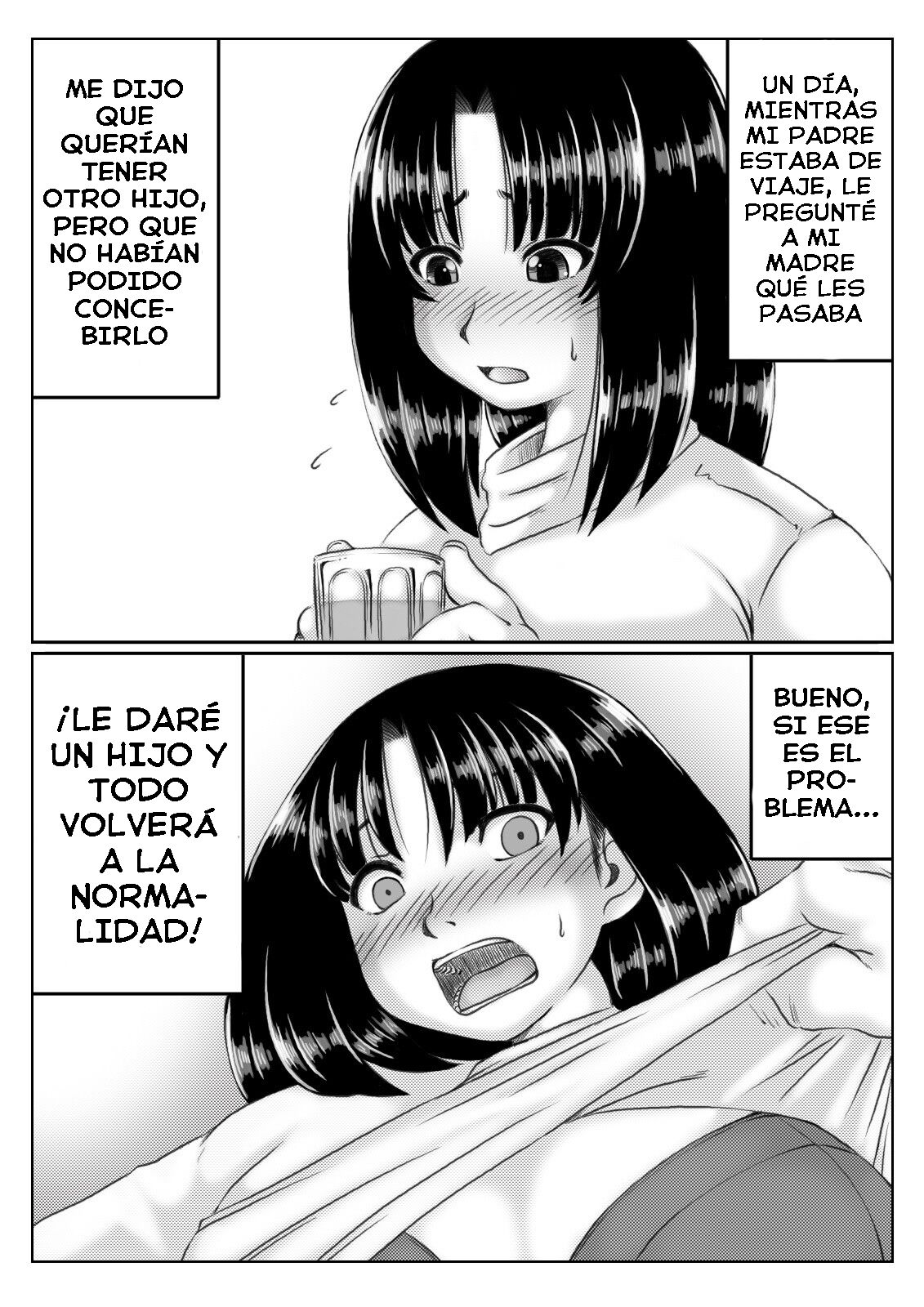 Gibo to Boku no Ninkatsu Keikaku | Mi Plan de Embarazo Para Mi Madre - Page  3 - IMHentai