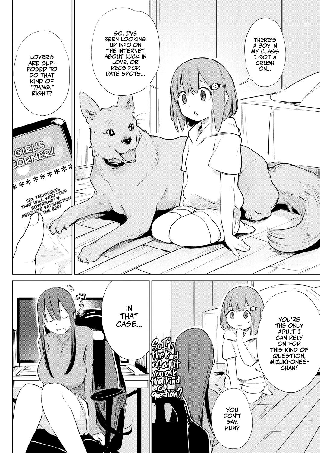 Kinjo no Oneesan ni Sex o Shitsumon o Shitara Inukan Susumerareta Hanashi | I Tried Asking My Neighbor About Sex and Was Introduced to Bestiality Sex page 2 full