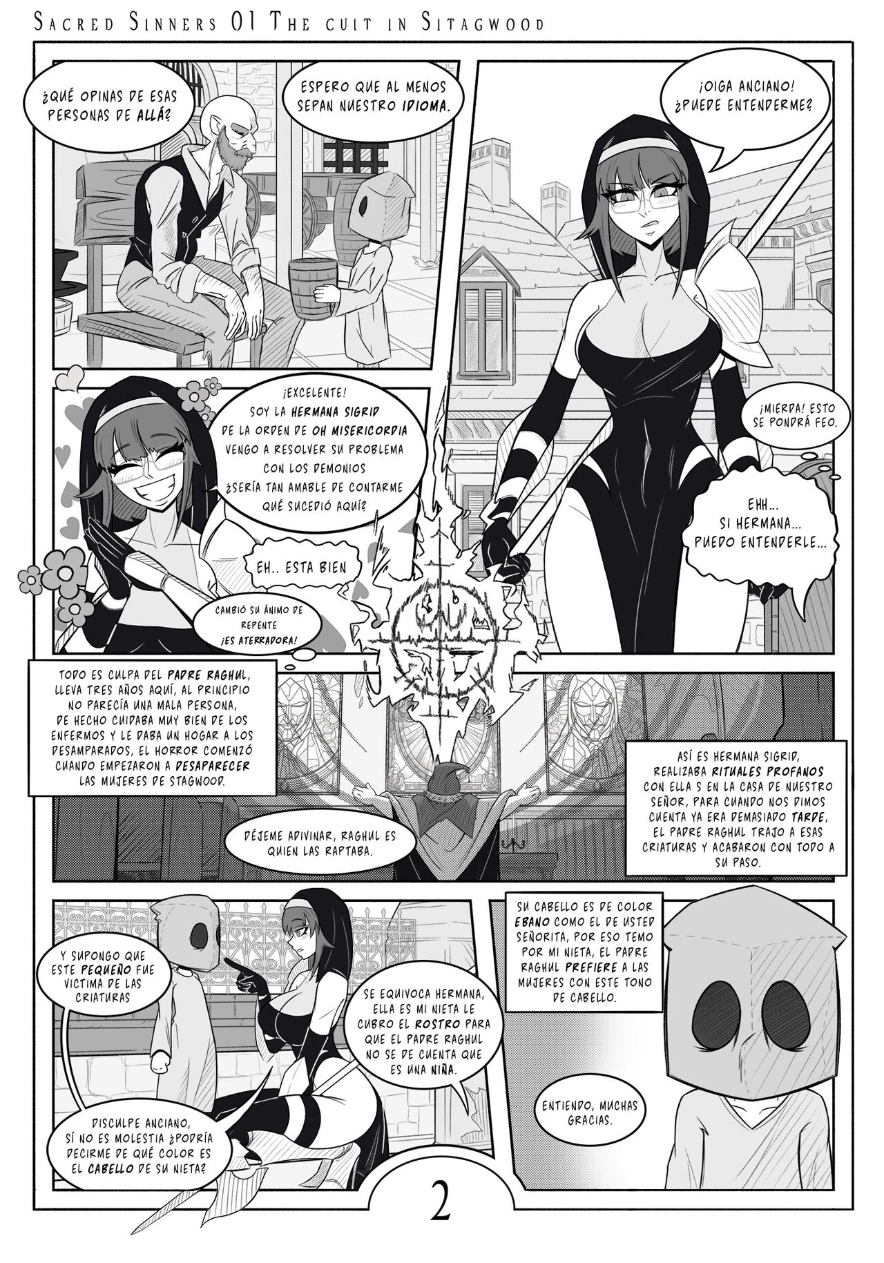 Sacred Sinners: The cult in Stagwood page 4 full