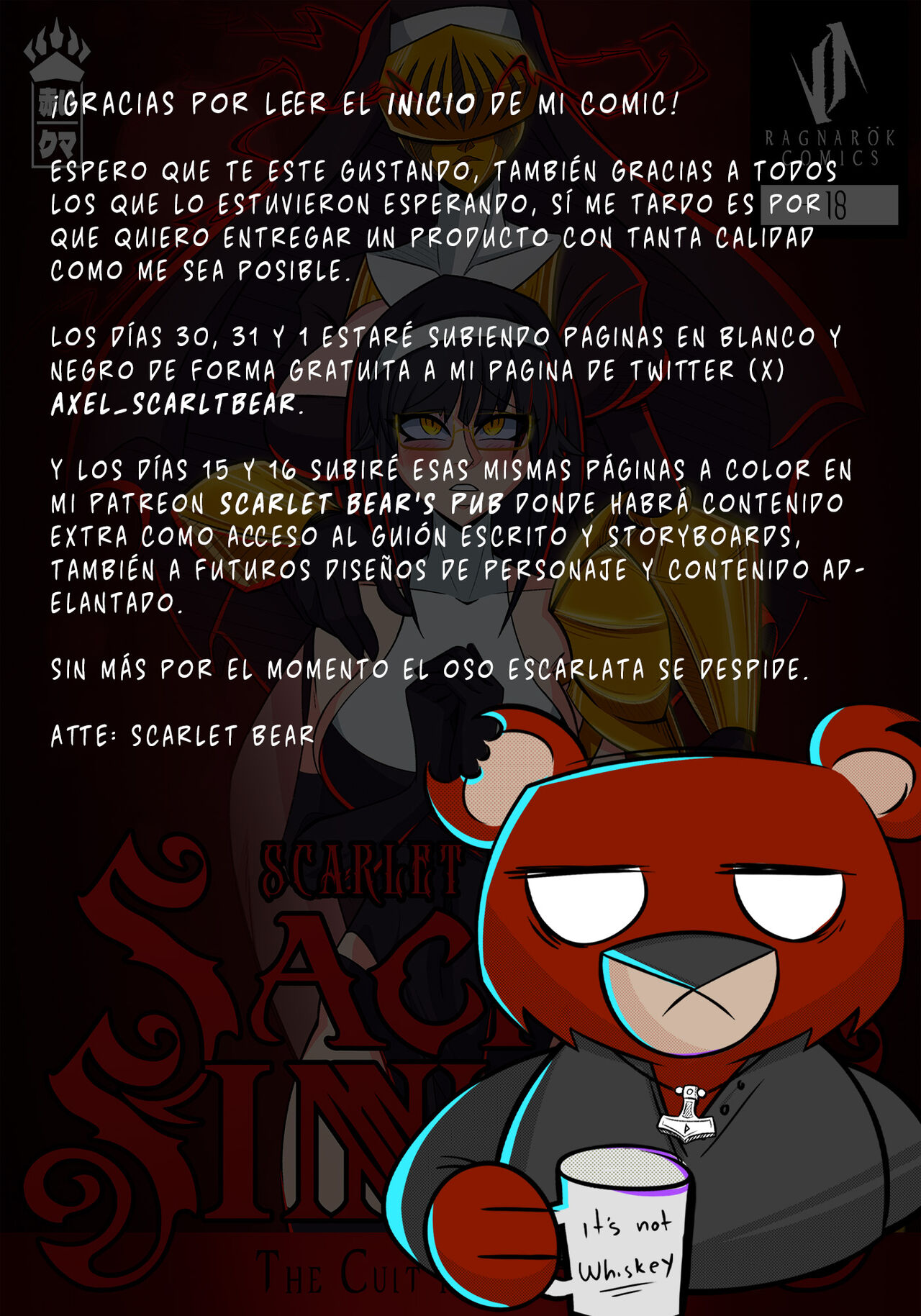 Sacred Sinners: The cult in Stagwood page 8 full