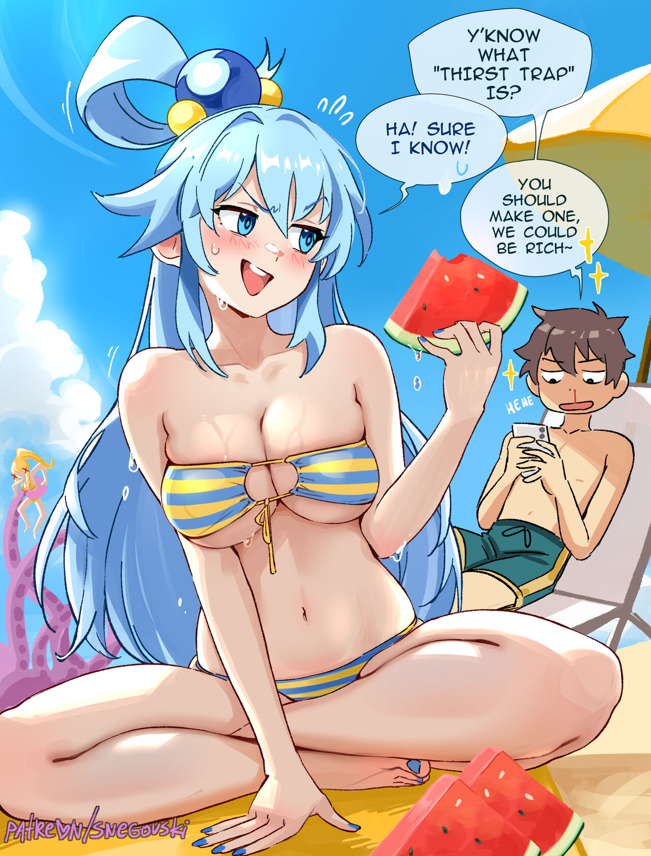 Aqua's thirst trap💦 page 1 full