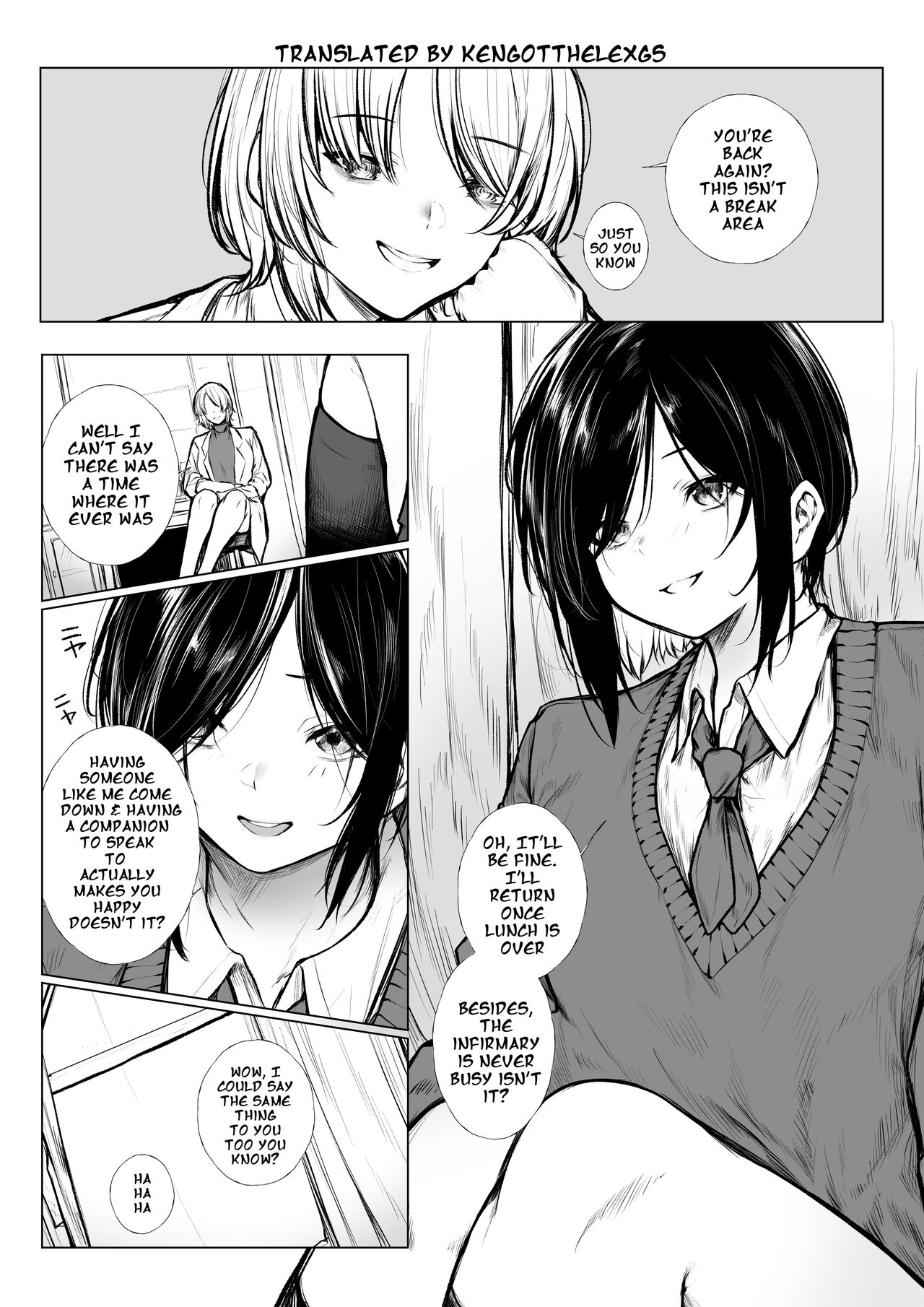 Bokukko wa Hokenshitsu no Sensei o Suki ni nanka naranai| No Way She'd Fall in Love with the Nurse page 1 full