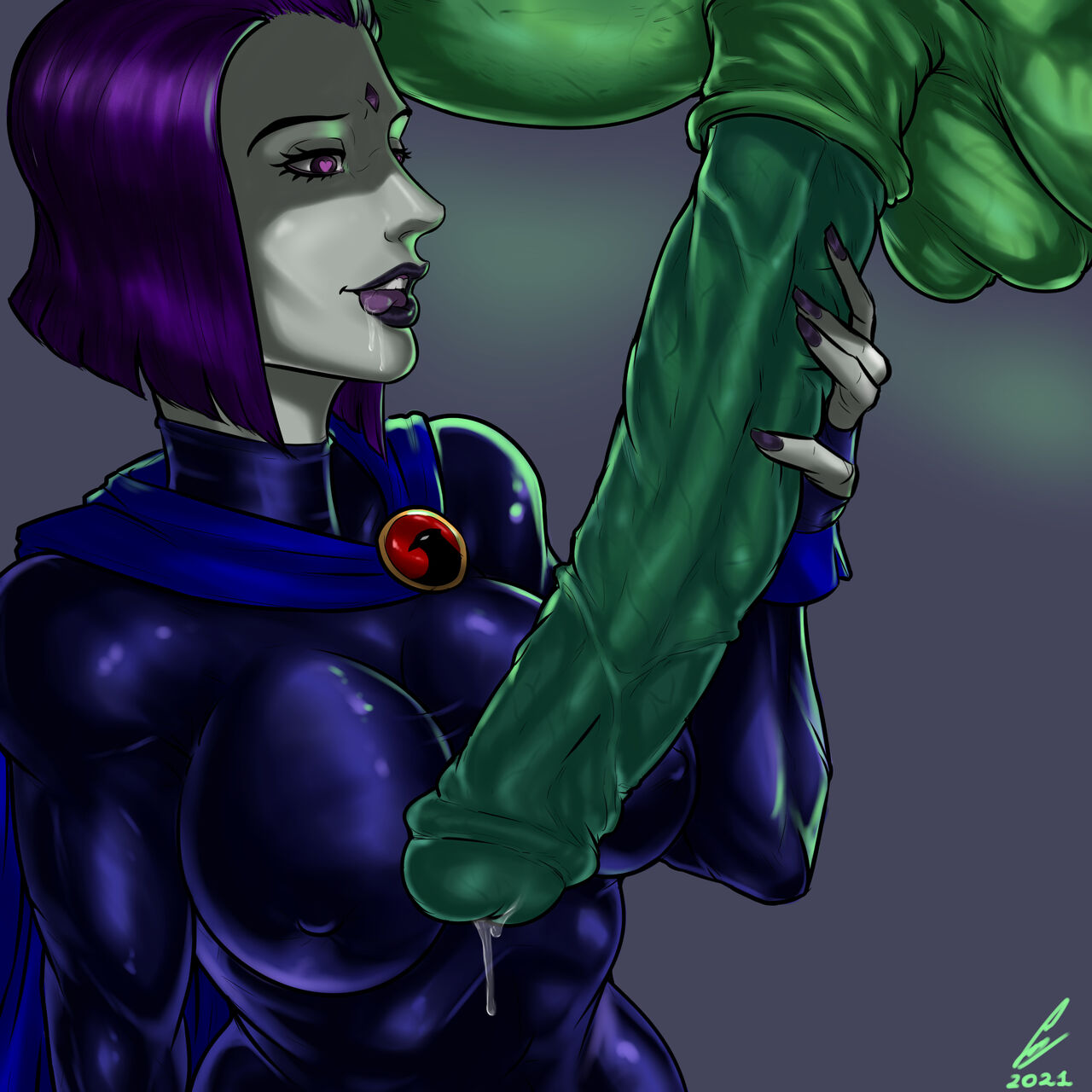 Raven & Beast Boy page 1 full