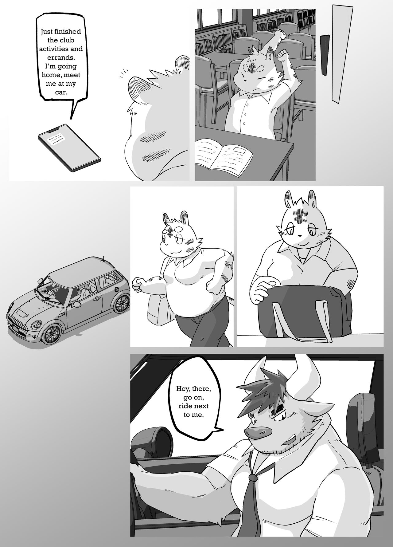 Muscular Bull Teacher & Chubby Tiger Student 2 page 10 full