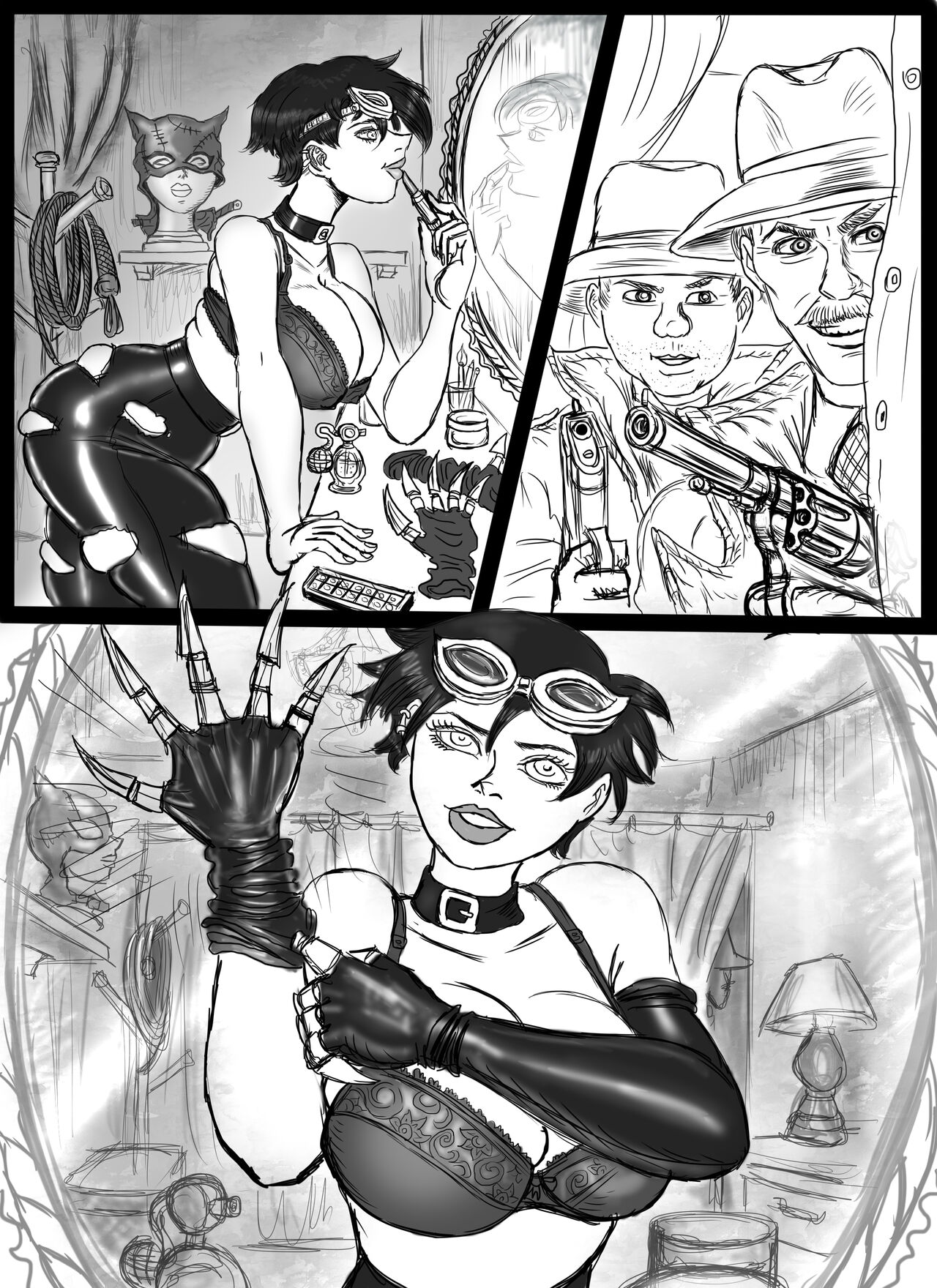 Catwoman Death and Destruction 2 page 1 full
