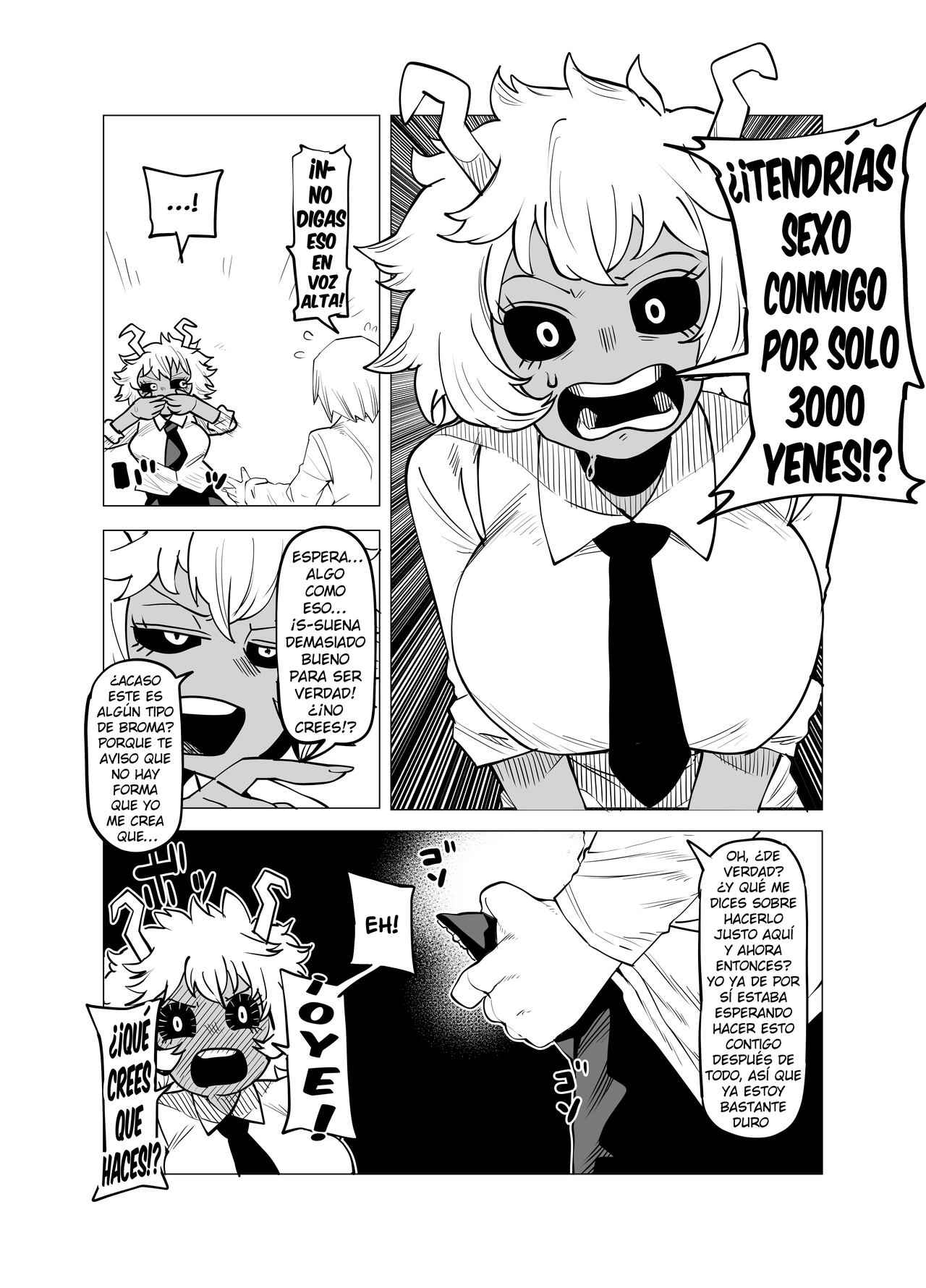 Teisou Gyakuten Butsu ~Ashido Mina no Baai~ | Academia de Héroes & una Moralidad Invertida 5: ~Ashido Mina~ page 3 full