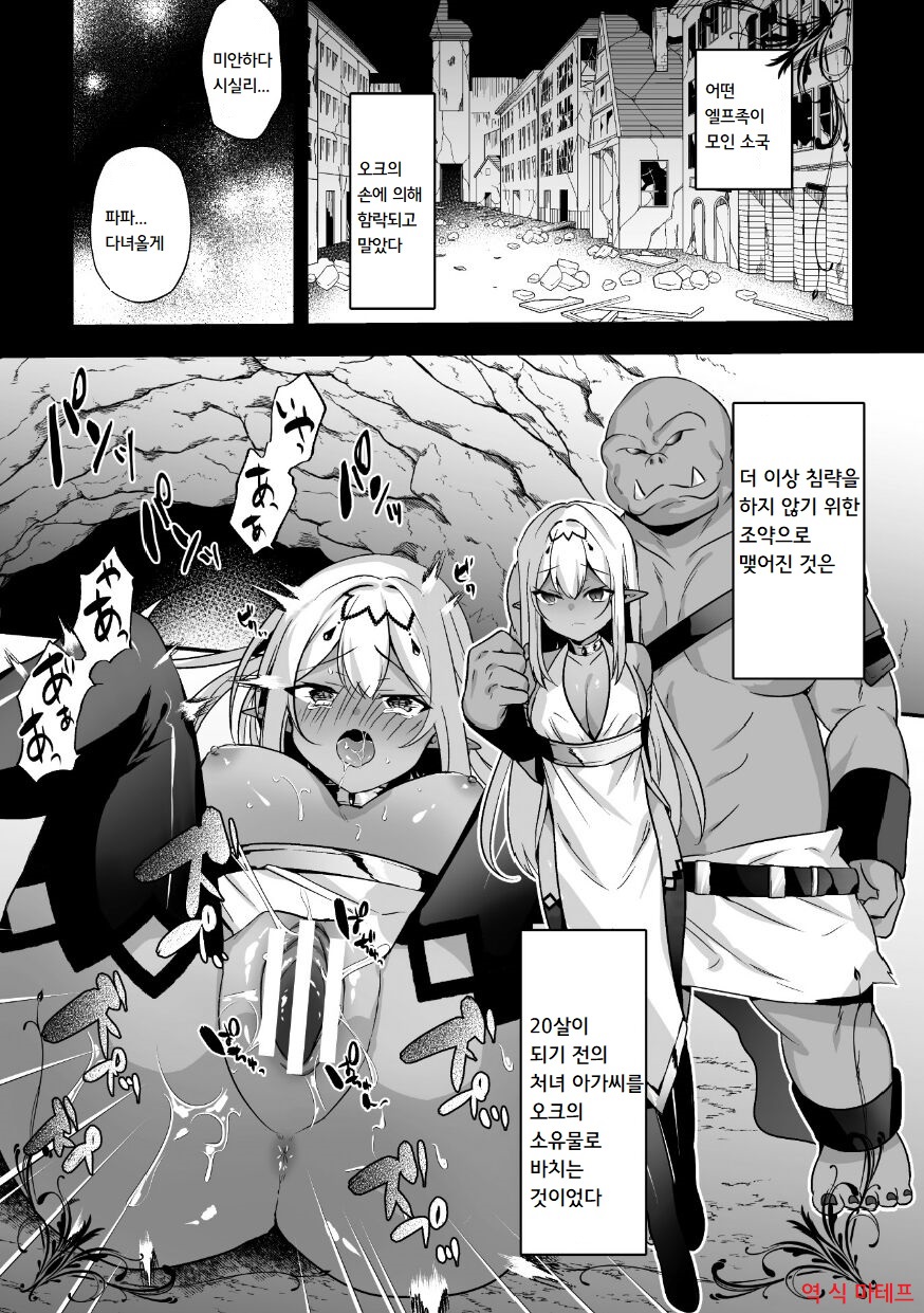 Isekai Tensei s Shita Ore Dakedo Orc Ni Okasareru Nante Kiite Nait | 이세계로 전생한 나지만 오크에게 범해진다니 들은 적 없엇 page 1 full