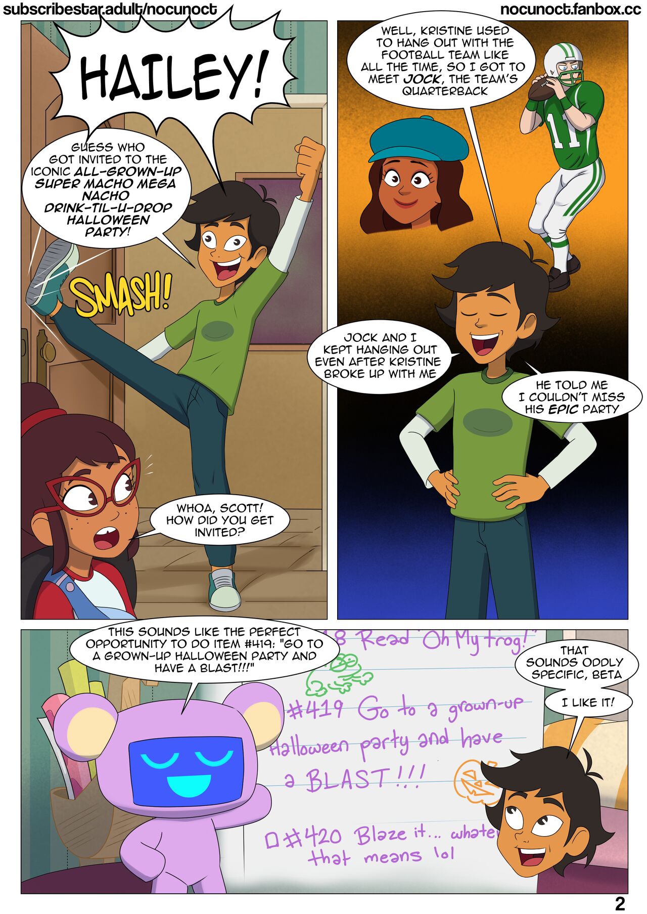 Hailey's cumtastic halloween Fiestavaganza page 4 full