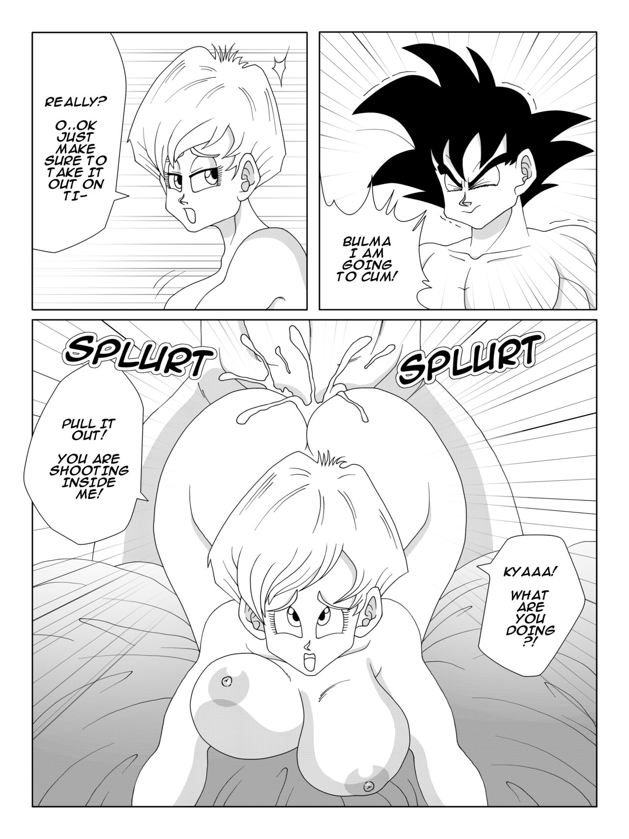 Reunion - Goku and Bulma - Story and Art by BetterZ page 8 full