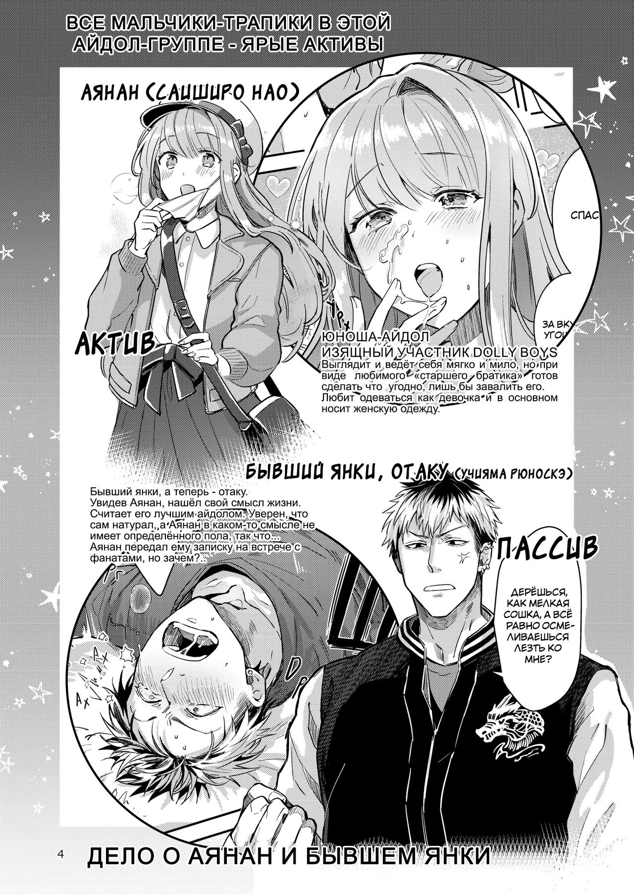 Otokonoko Idol Zenin Baritachi Keikaku vol 2 - Ayanan to Motoyan DolOta no Baai | Все мальчики-трапики в этой айдол-группе - ярые активы - Глава 2 page 5 full