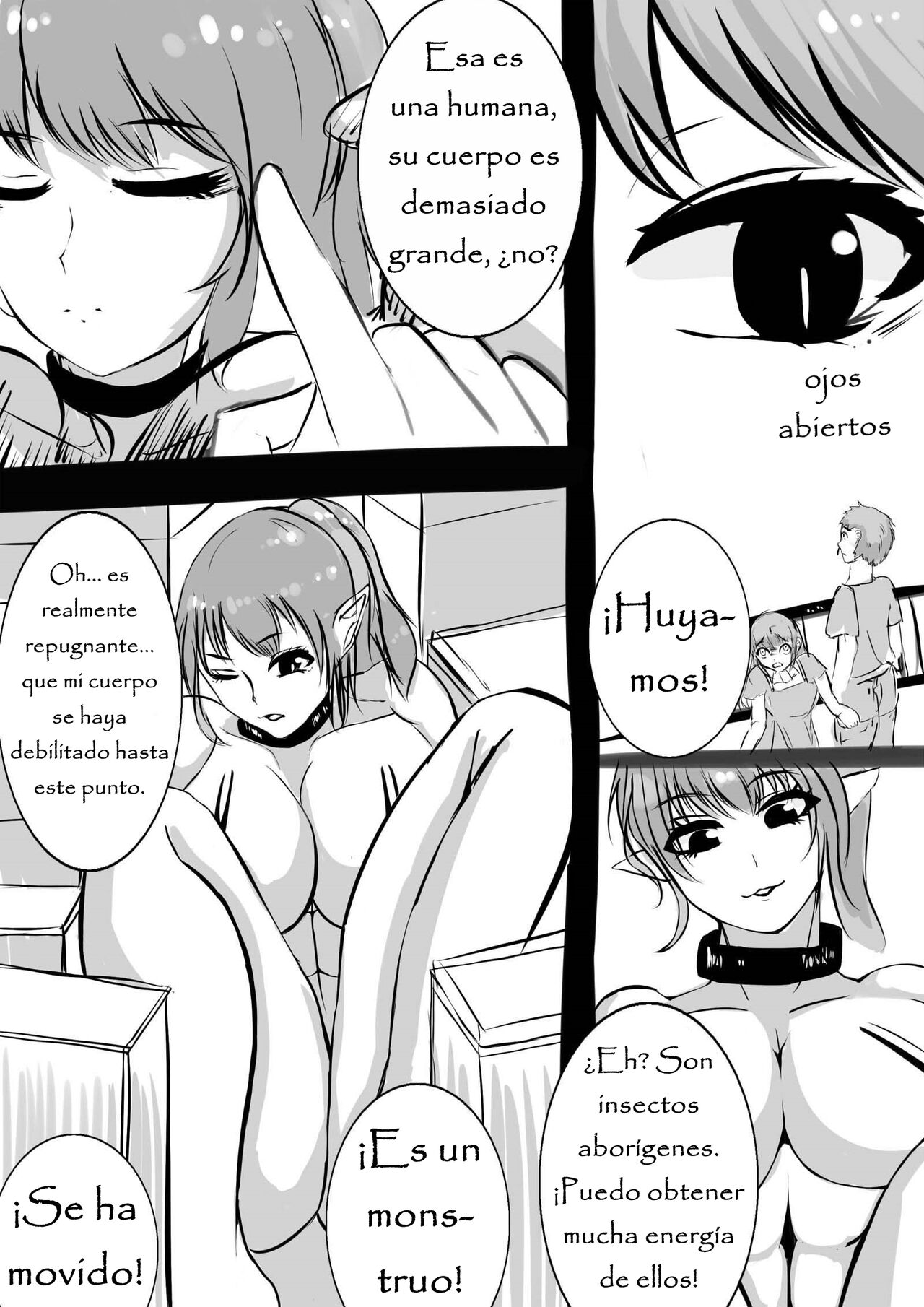 Homemade comic Alien Woman Attacks the City page 2 full