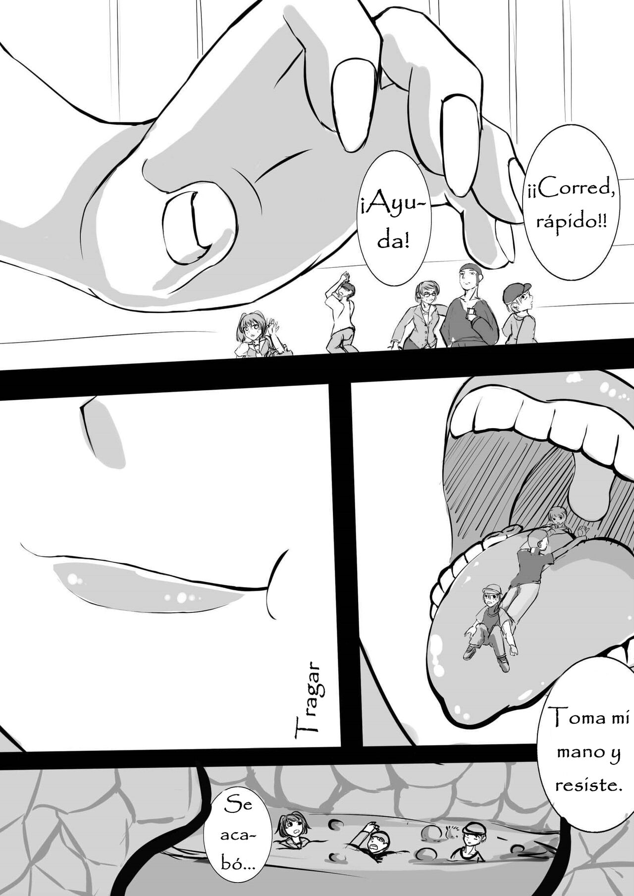 Homemade comic Alien Woman Attacks the City page 6 full