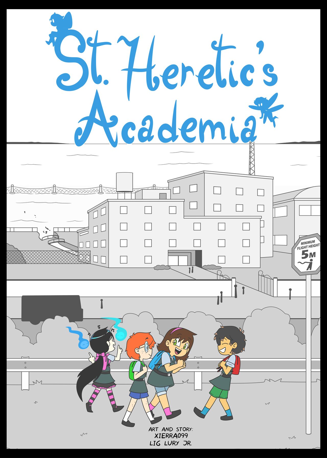 St. Heretic's Academia page 1 full