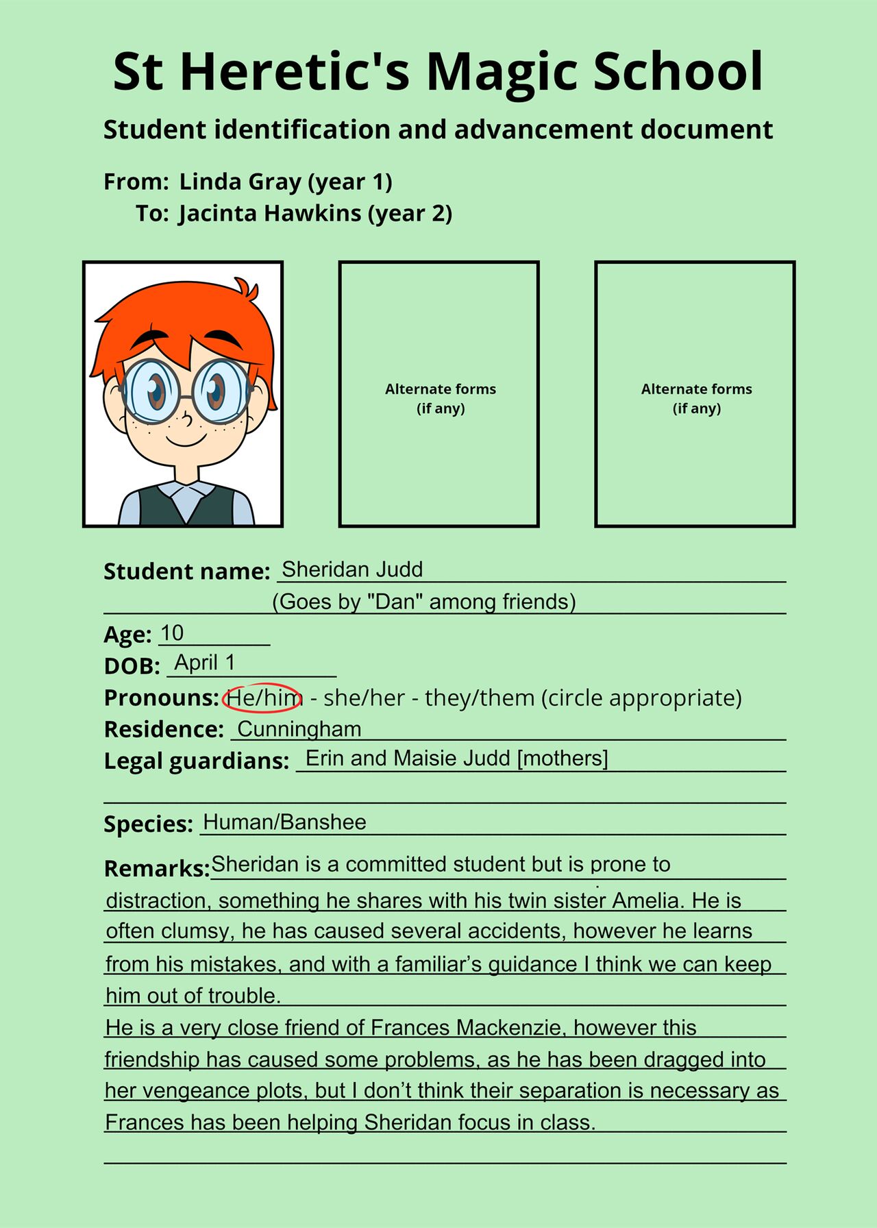 St. Heretic's Academia page 2 full