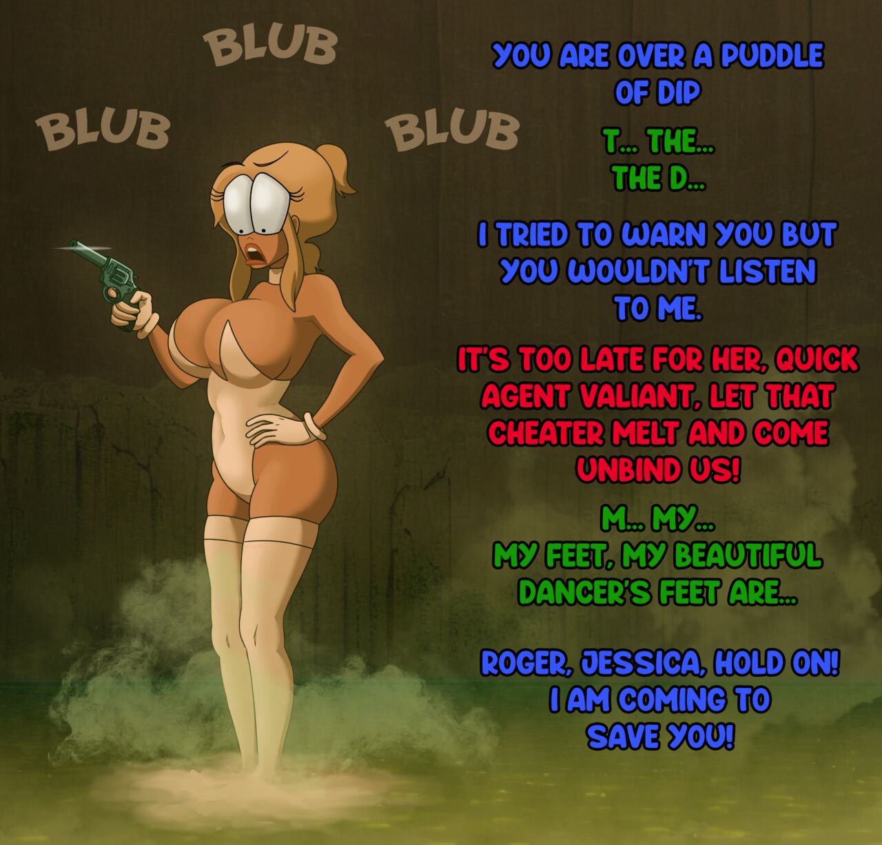 Holli Would in the Dip page 3 full
