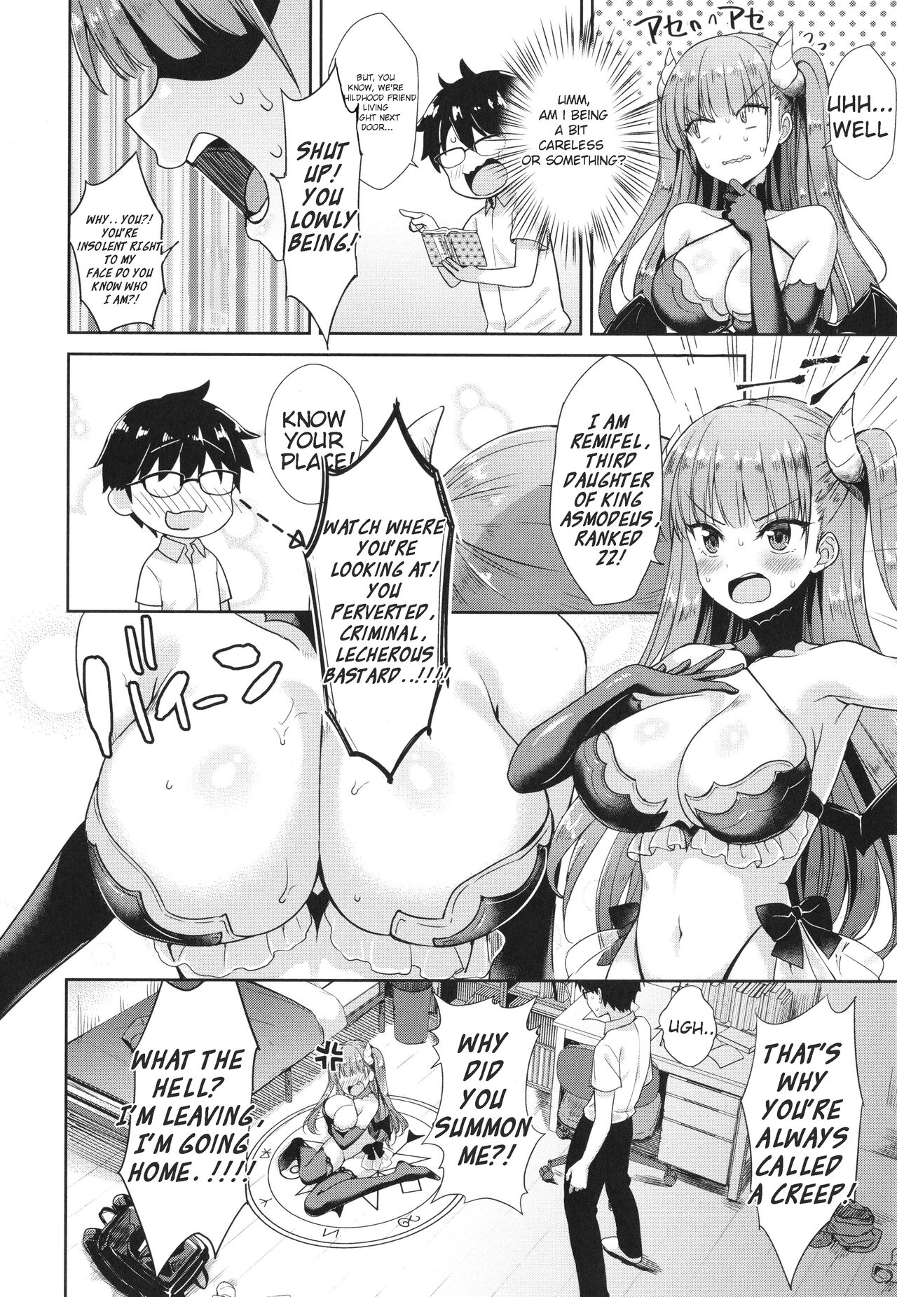 Tonari no Succubus-chan Sono 1 | My Neighbor Succubus-chan Part 1 page 4 full