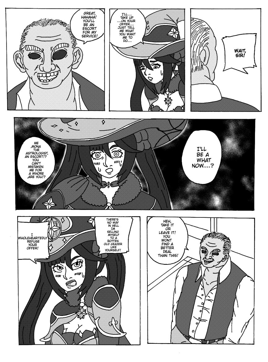 Mona is Mondstadt's Mora Whore page 5 full