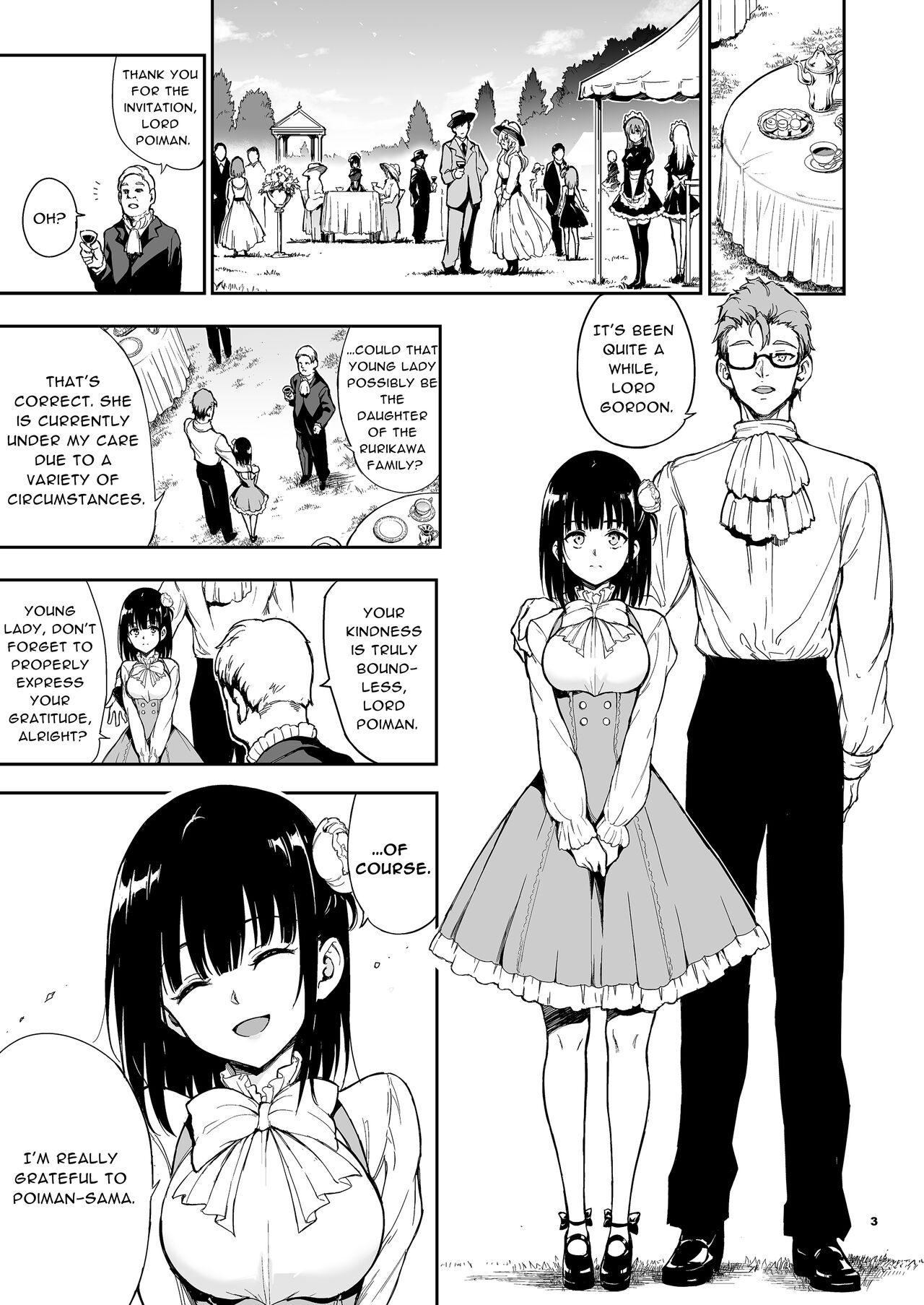 Maid Kyouiku. 5 -Botsuraku Kizoku Rurikawa Tsubaki page 3 full