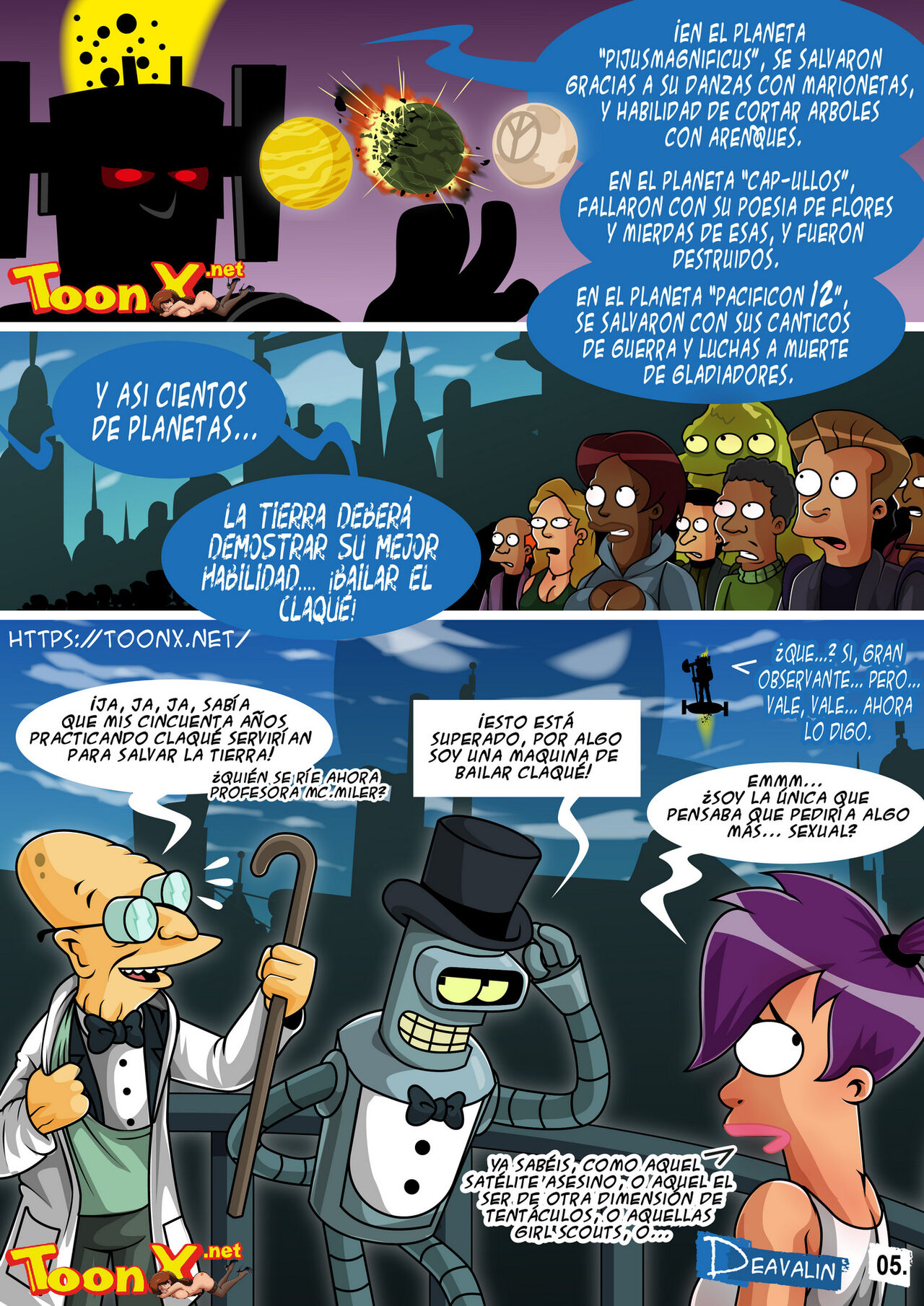 Futurama - Orgía Para Salvar la Tierra   - Ongoing page 6 full