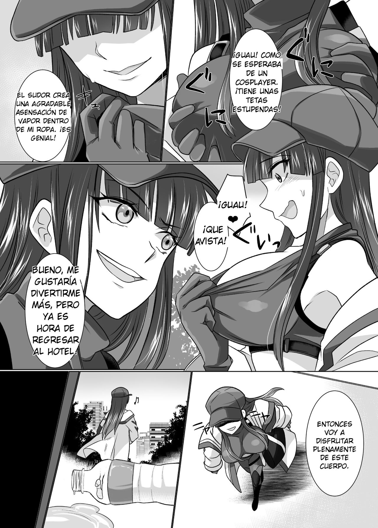 Comiket de Hyoui! BlueArch Dosukebe Cosplayer o Nottori Take Out | ¡Poseído en el Comiket! Tomando el Cuerpo de una Cosplayer Lasciva y Lujuriosa page 5 full