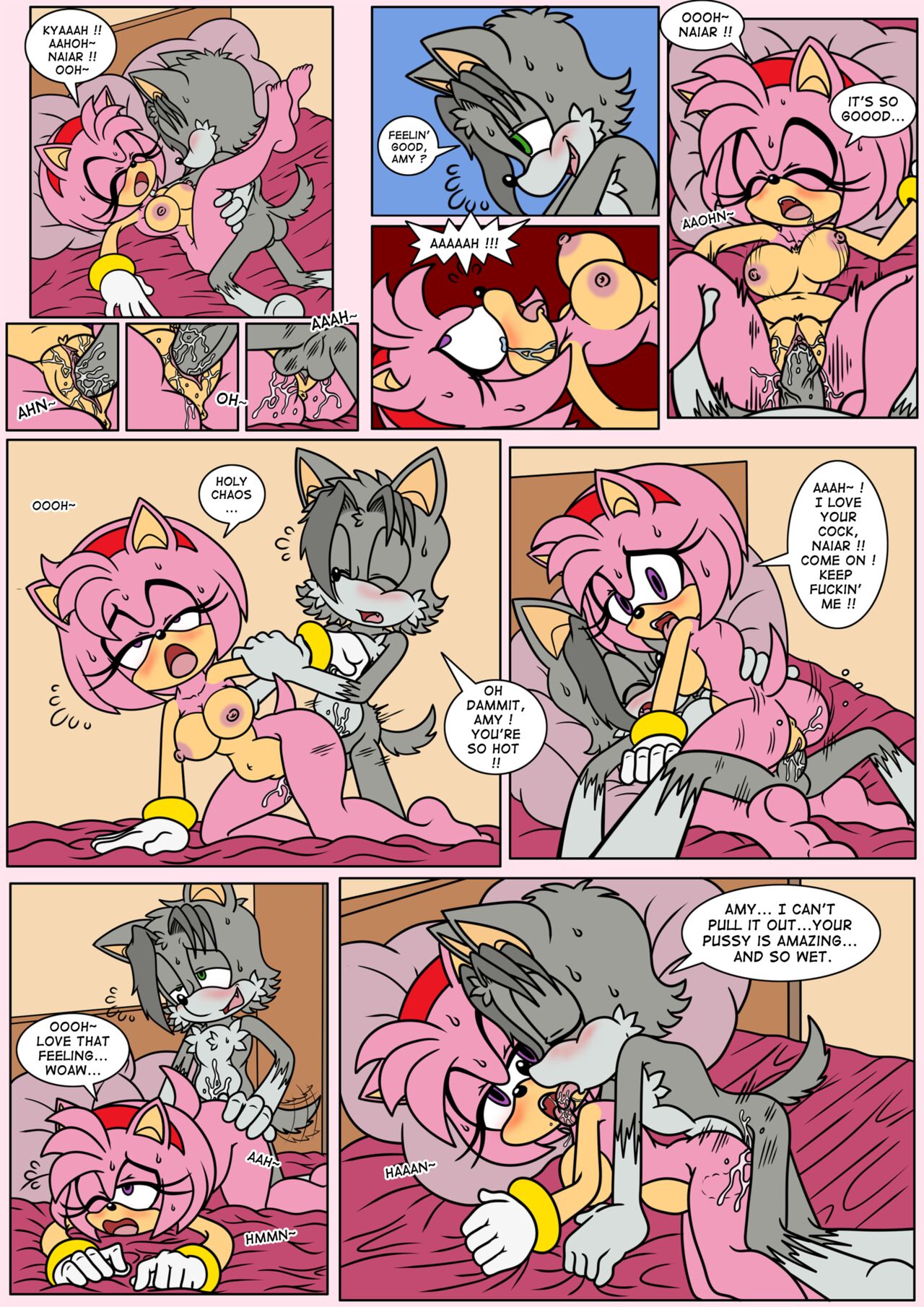 Naiar's Misadventures - Chapter 4 - Amy Rose  ENGLISH page 9 full