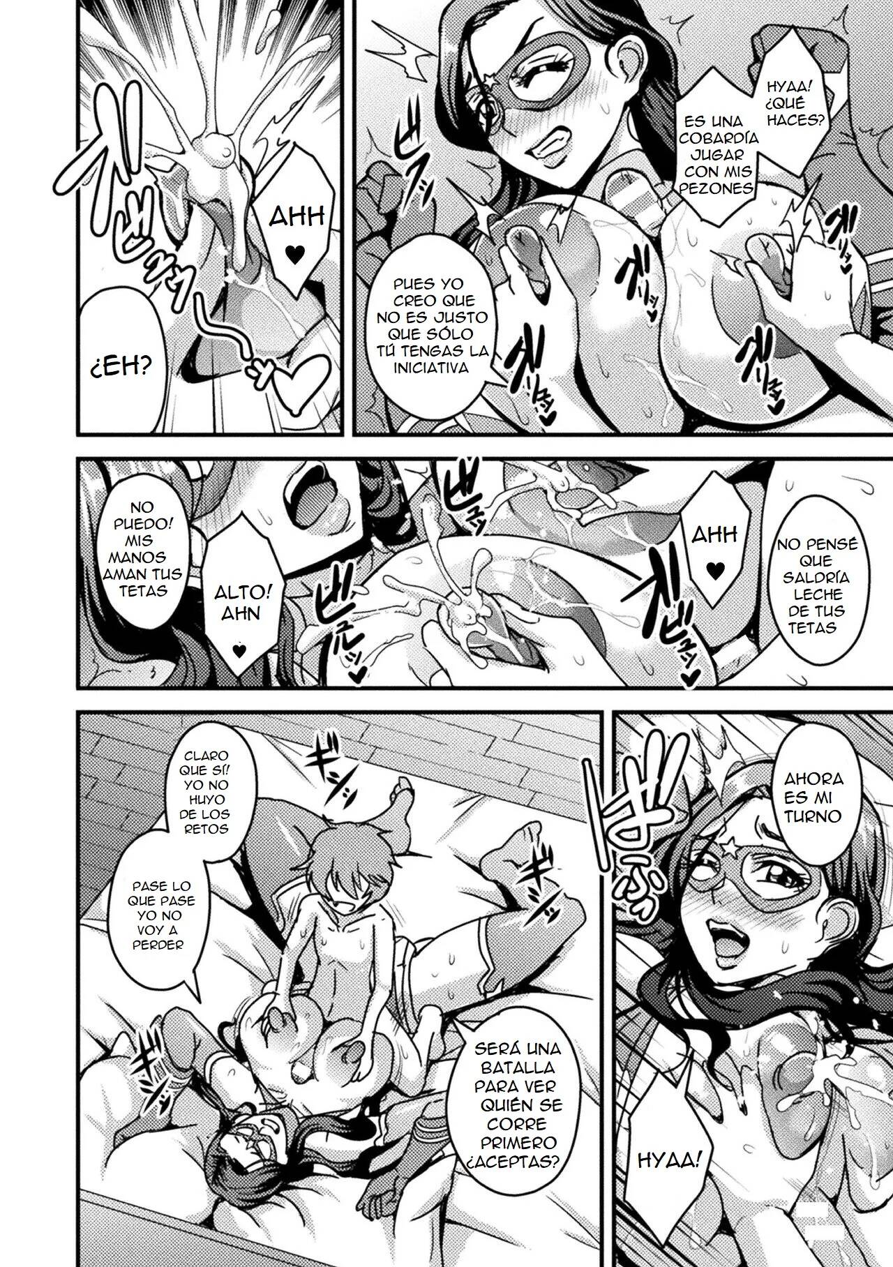 Una madre superheroina es derrotada por la polla de un pequeño malvado page 8 full