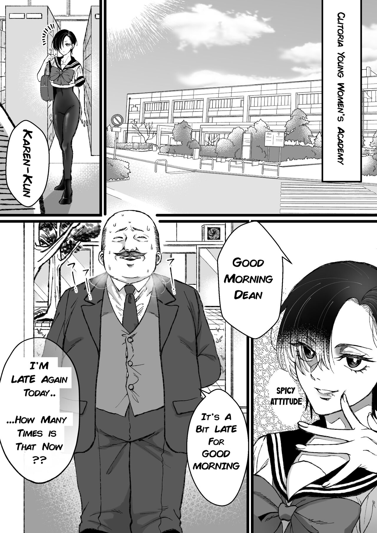Sailor Fuku + Kyouei Mizugi no Mitsuga Sejou - English page 8 full