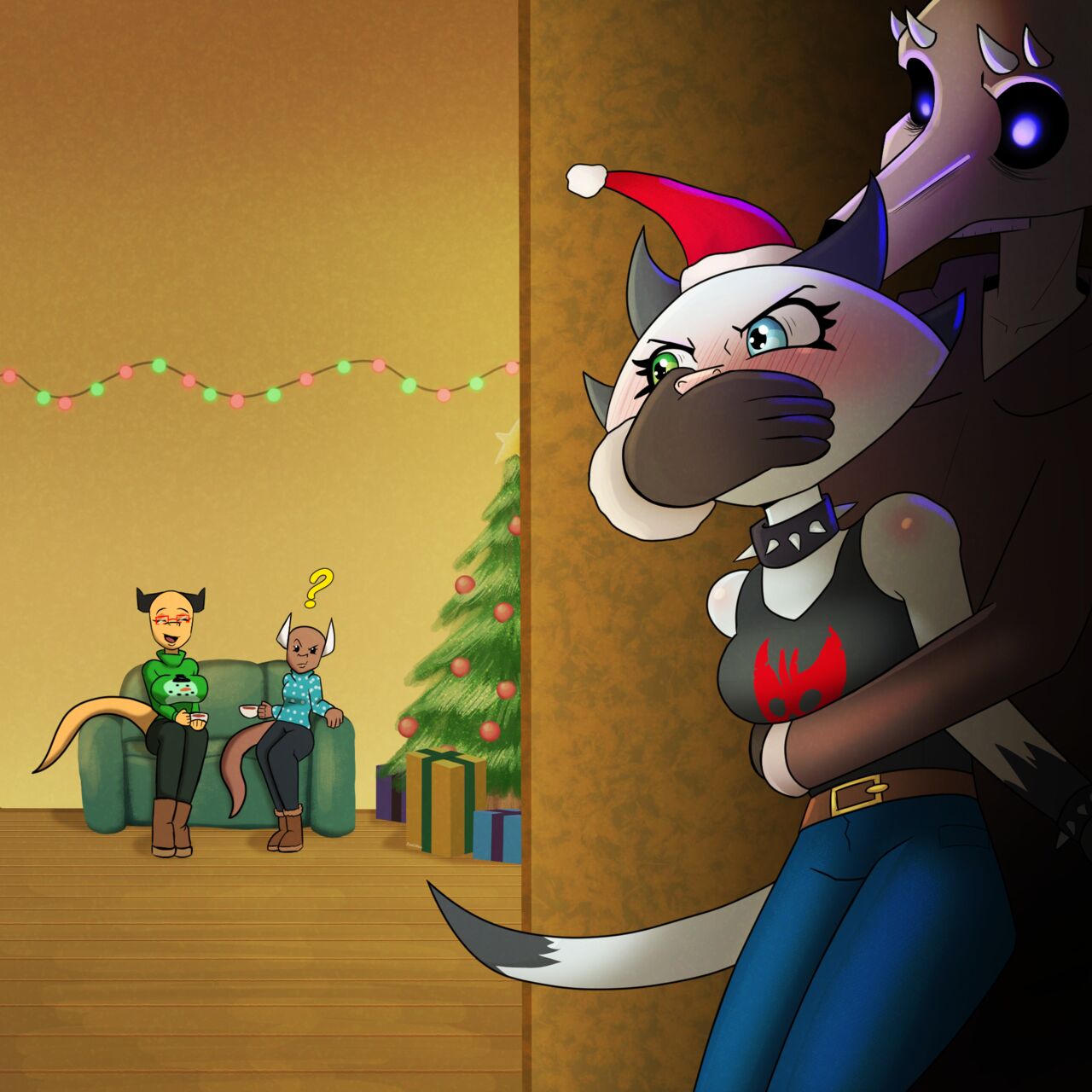 ZeeCiBee Gumroad - A Kobold Christmas Invasion! page 1 full