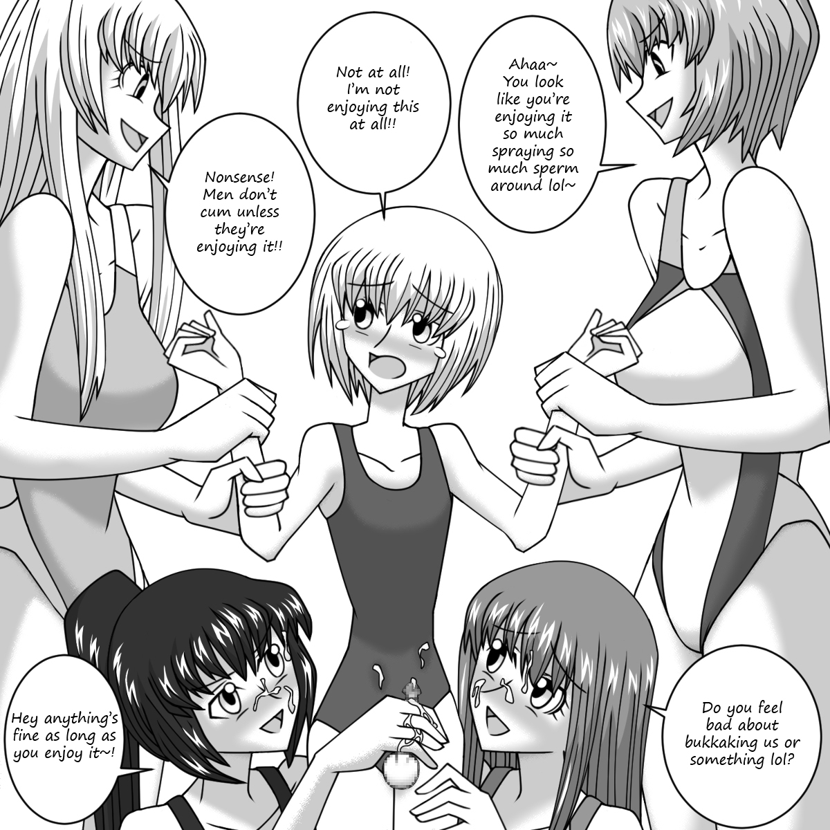 When I joined the swimming club, I was the only boy page 4 full