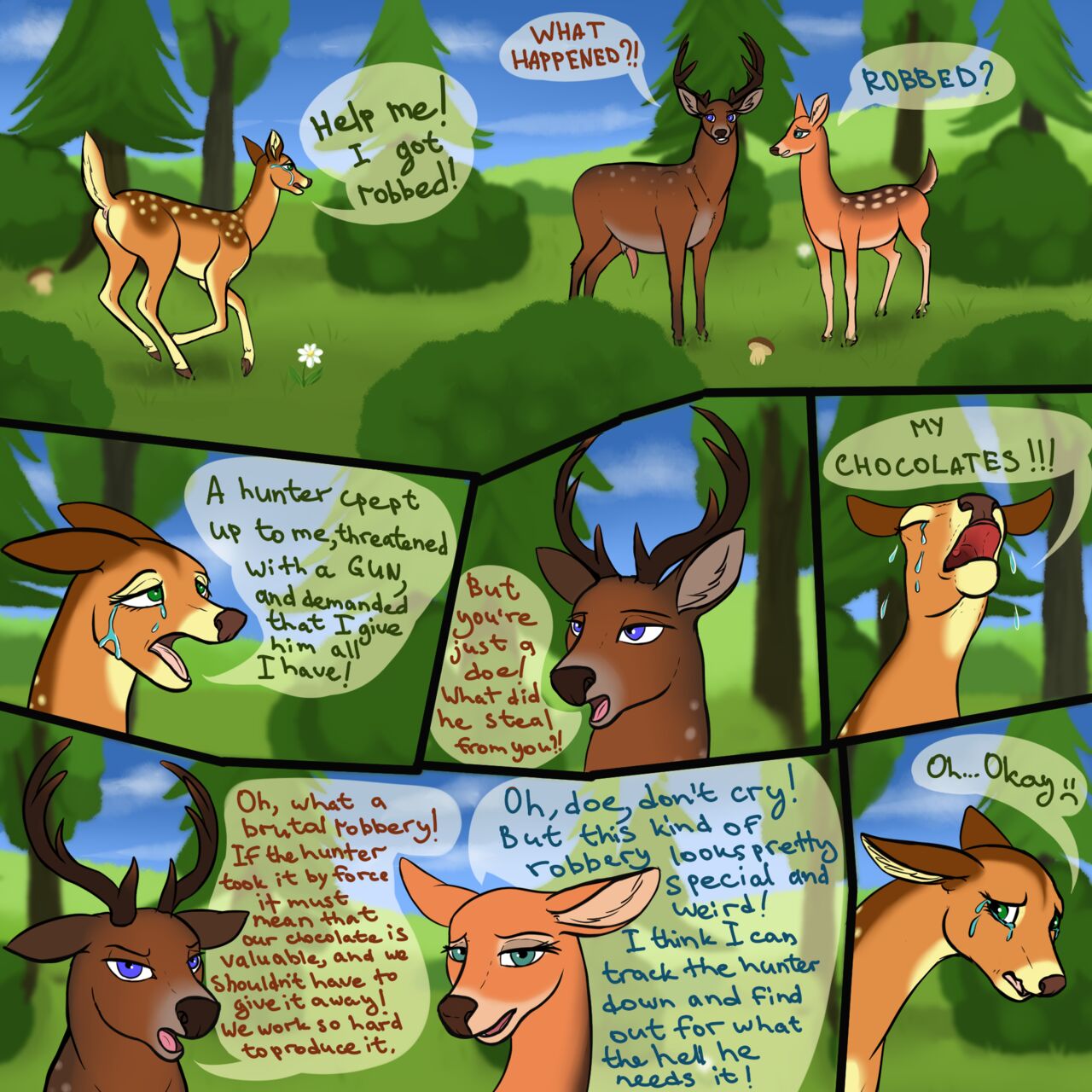 Hunter and Deers + Extras page 3 full