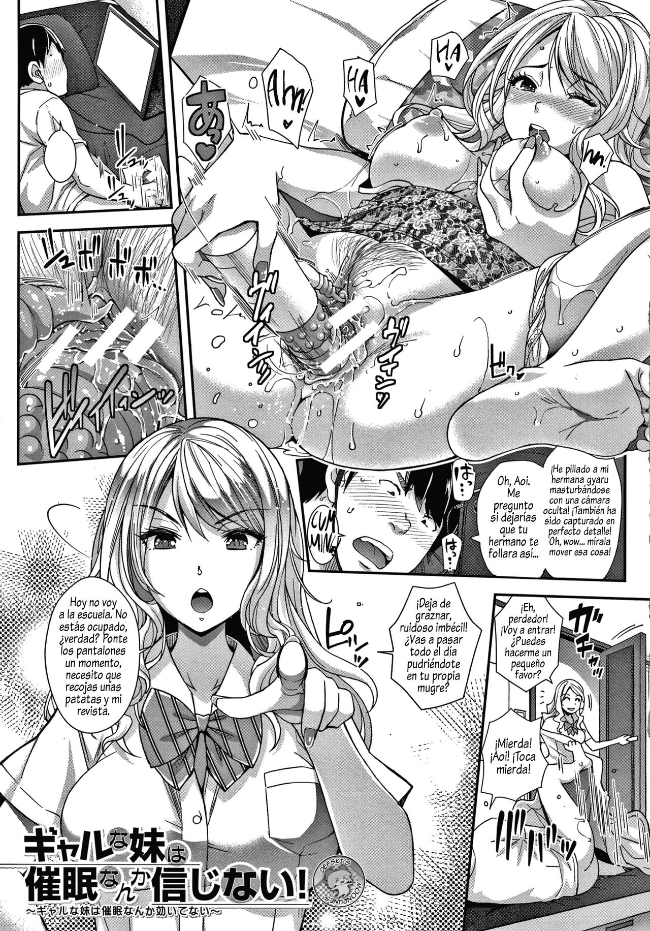 Gal na Imouto wa Saimin Play de Ikimakuru! - Gal sister cums in hypnotic play page 5 full