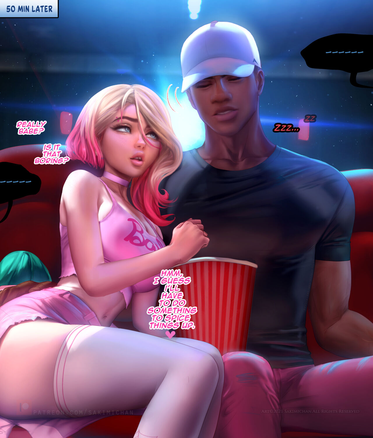 Spidey-Couple Movie Date Futa page 9 full