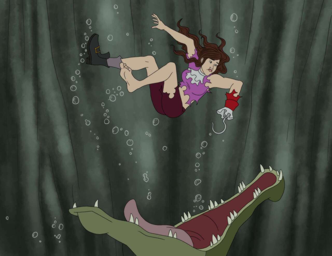 Female!Captain Hook Torn Clothes/ENF artworks by Bowen12a page 5 full