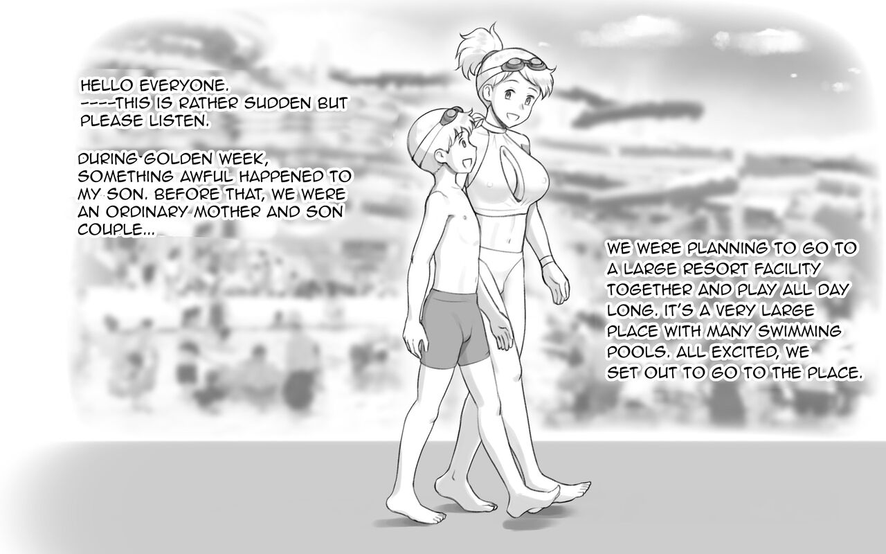 GW ni Puuruh he Ittara Musuko ga Genki ni Natteshimatta Hanashi | Going to the Pool during Golden Week, the Son Got All Perky page 4 full