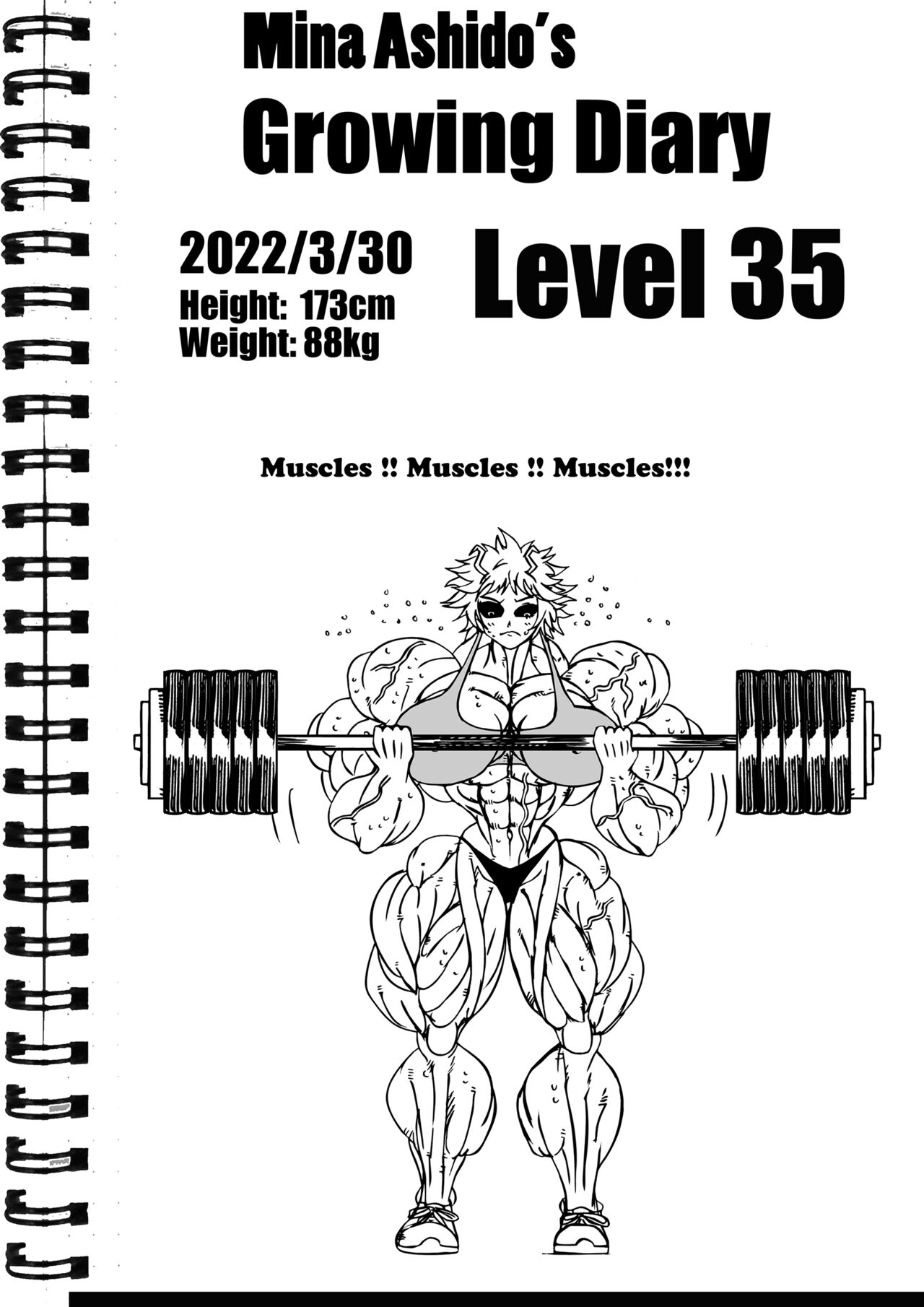 Mina Ashido's growing diaries page 8 full